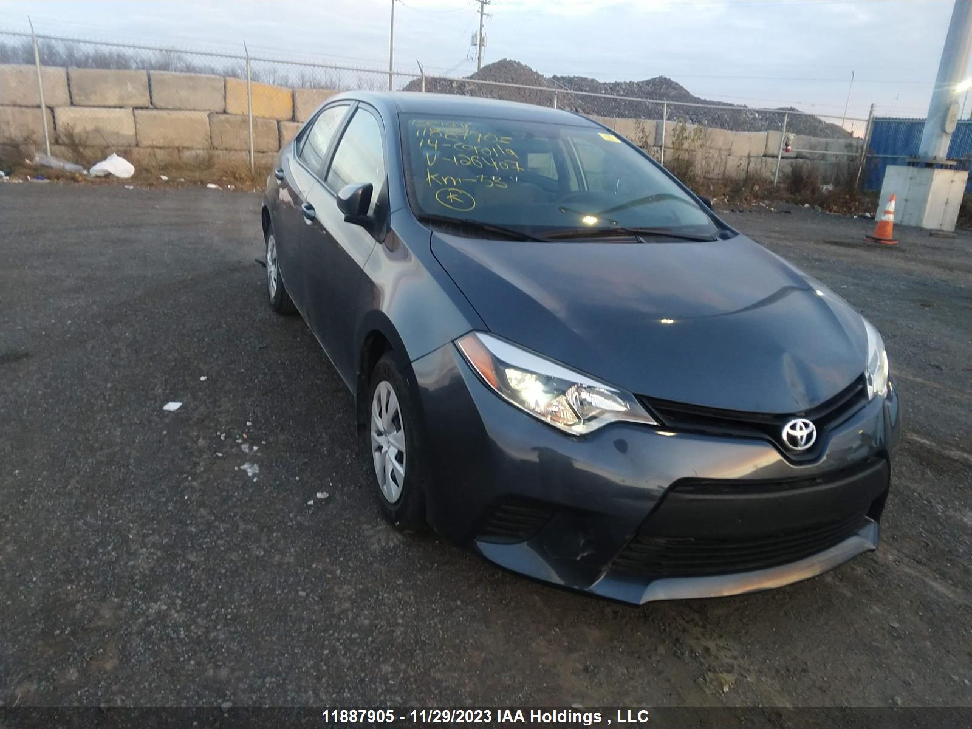 TOYOTA COROLLA 2014 2t1burhe2ec126407