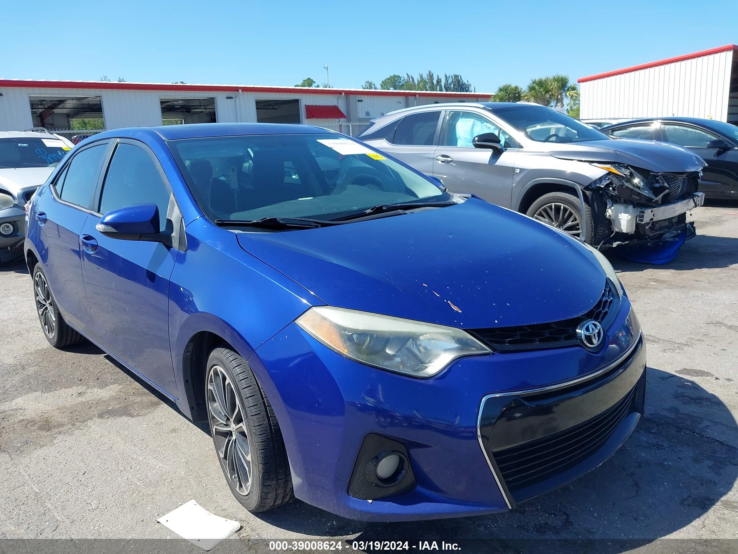 TOYOTA COROLLA 2014 2t1burhe2ec167667