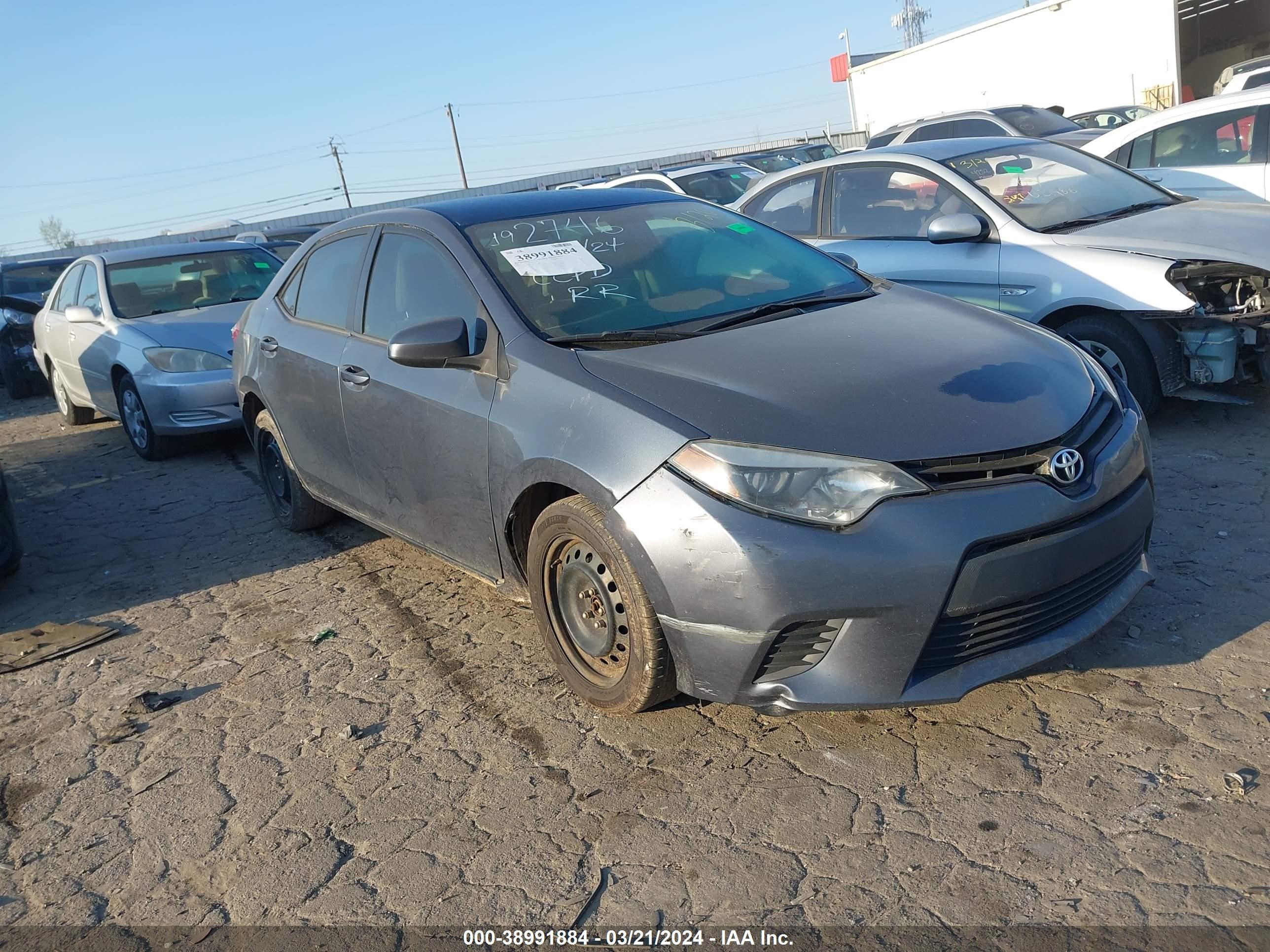 TOYOTA COROLLA 2014 2t1burhe2ec192746