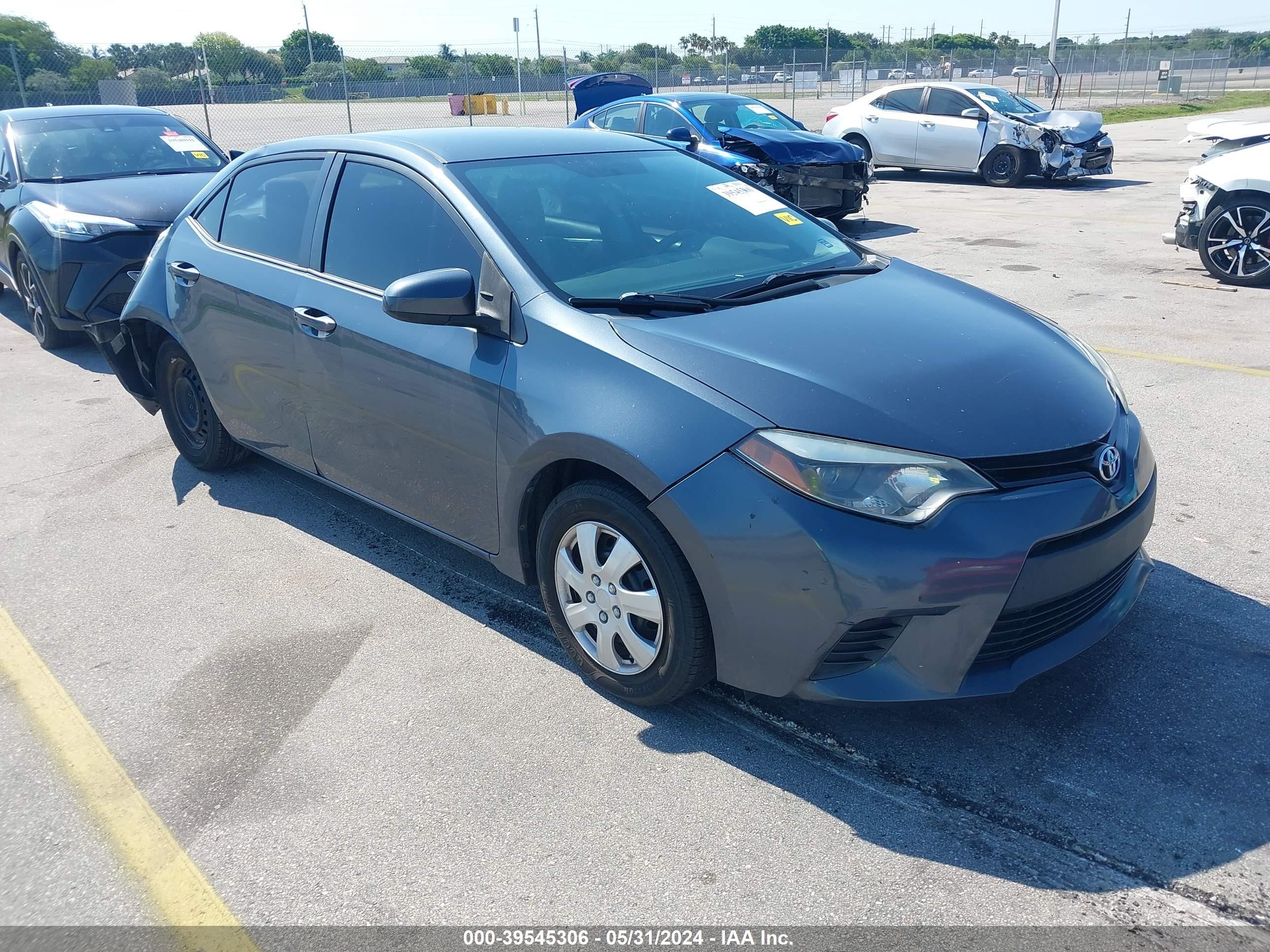 TOYOTA COROLLA 2014 2t1burhe2ec209576