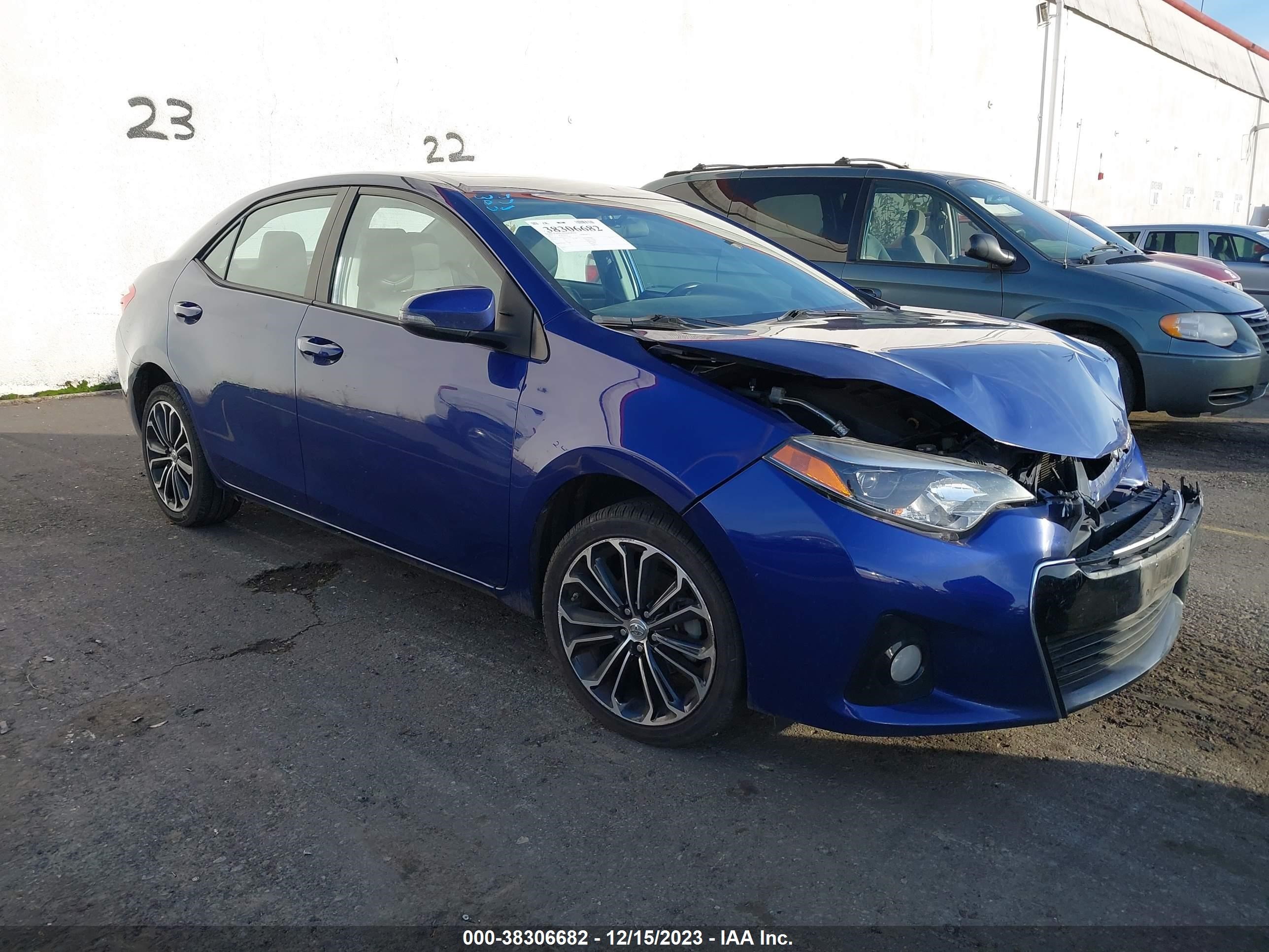 TOYOTA COROLLA 2015 2t1burhe2fc231224