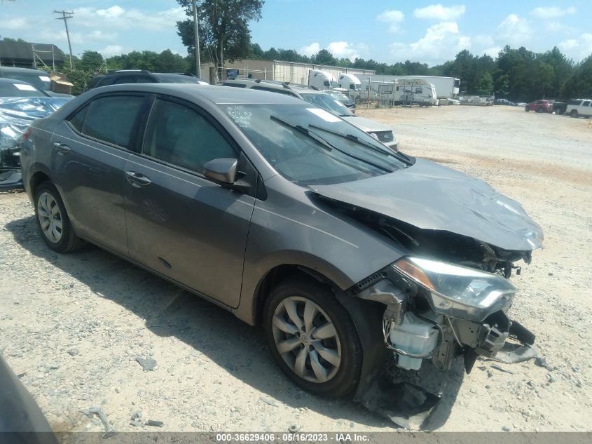 TOYOTA COROLLA 2015 2t1burhe2fc251697