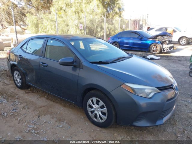 TOYOTA COROLLA 2015 2t1burhe2fc395749