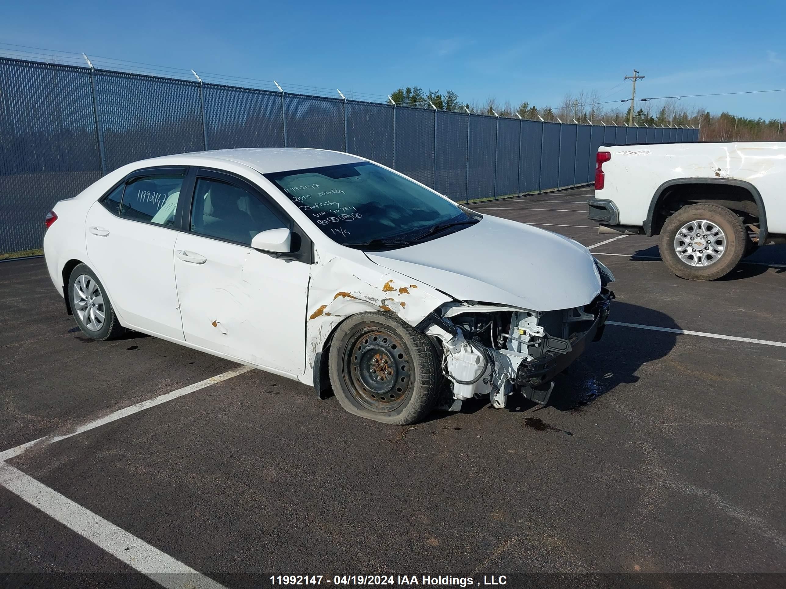 TOYOTA COROLLA 2015 2t1burhe2fc407611