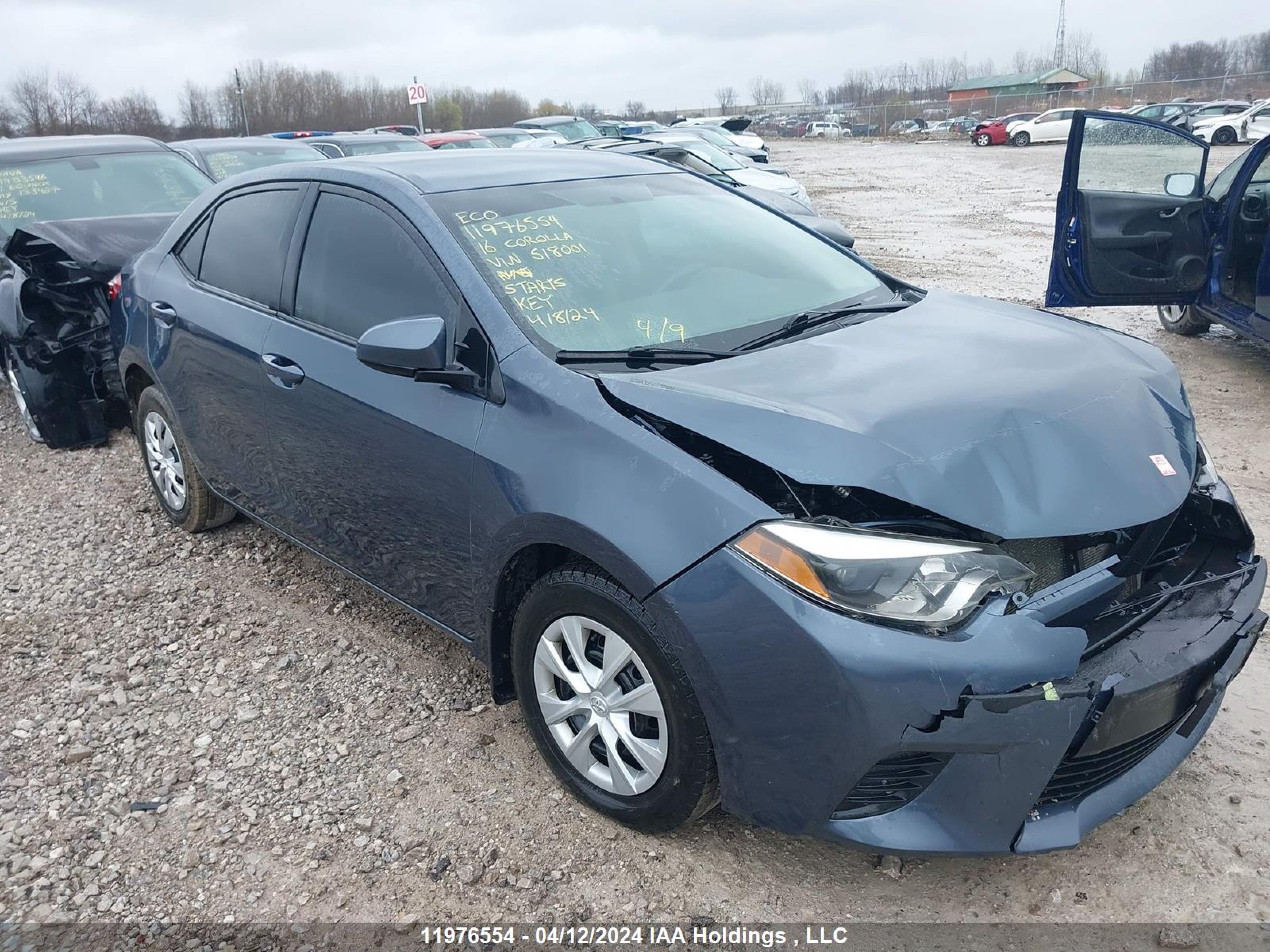 TOYOTA COROLLA 2016 2t1burhe2gc518001