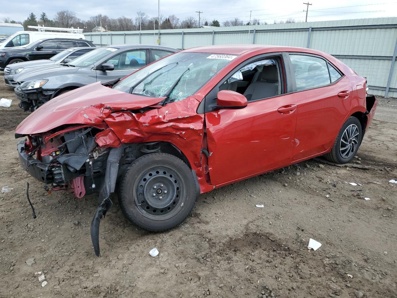 TOYOTA COROLLA 2017 2t1burhe2hc959807