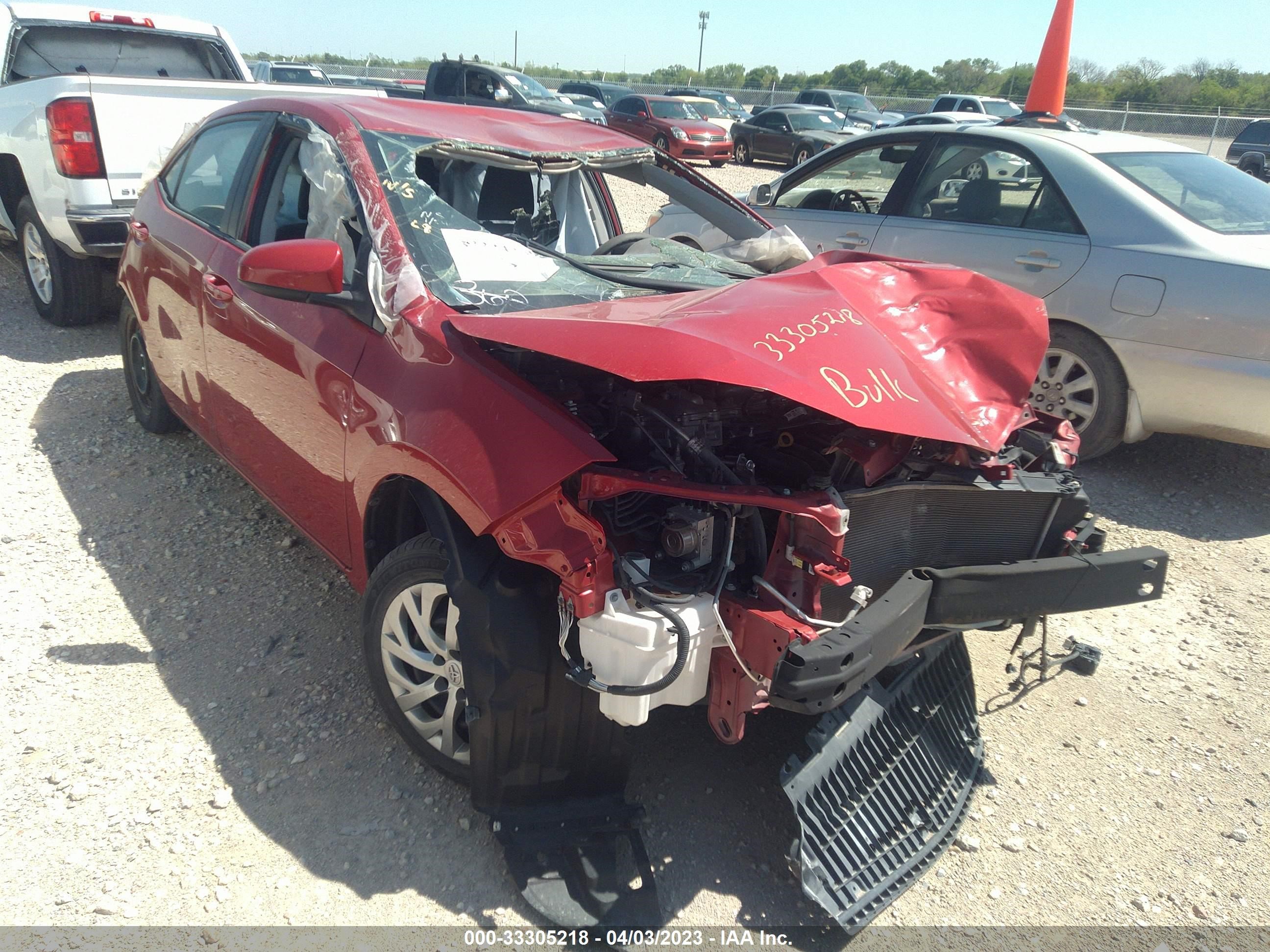 TOYOTA COROLLA 2018 2t1burhe2jc036975