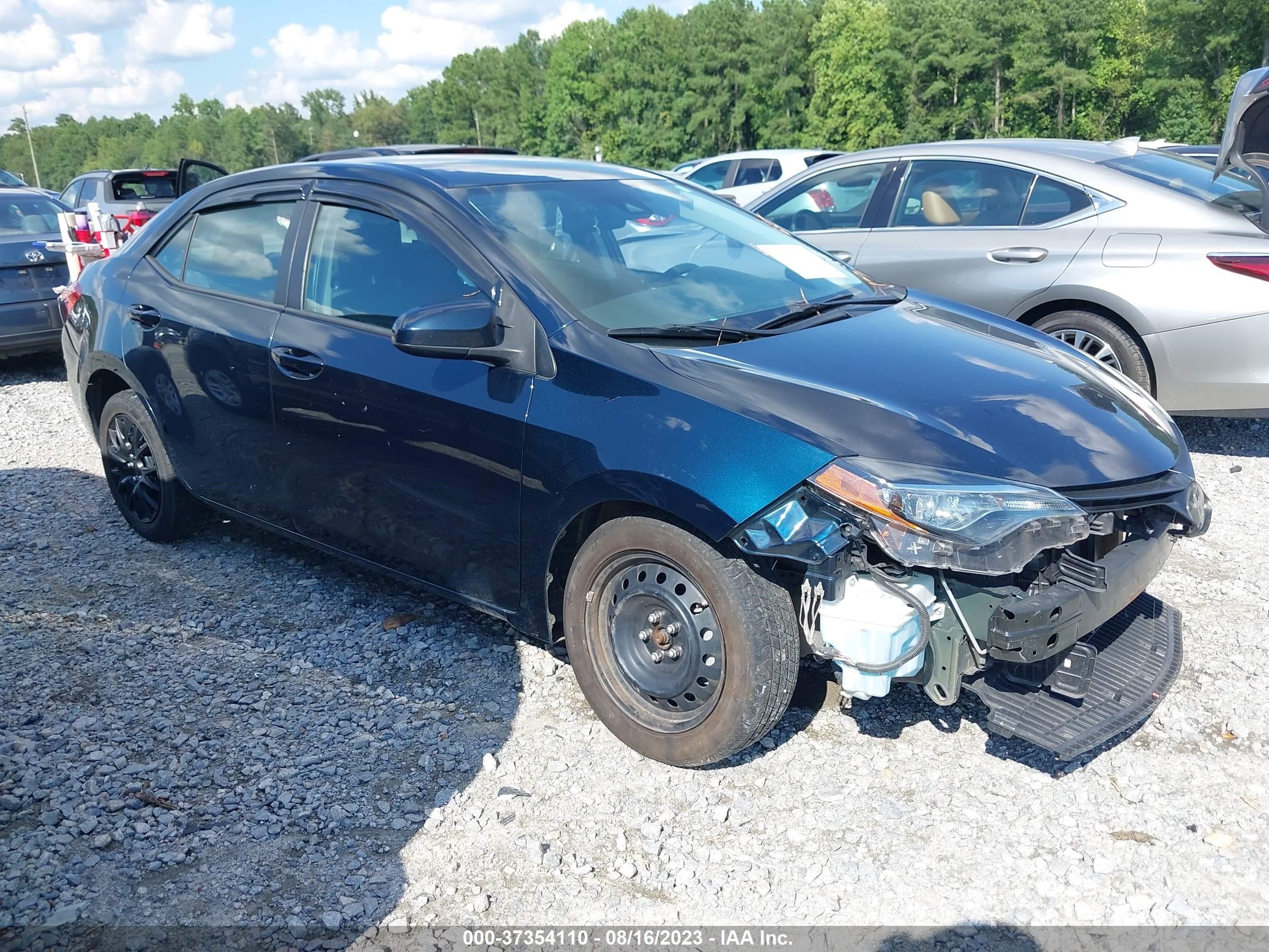 TOYOTA COROLLA 2019 2t1burhe2kc147480