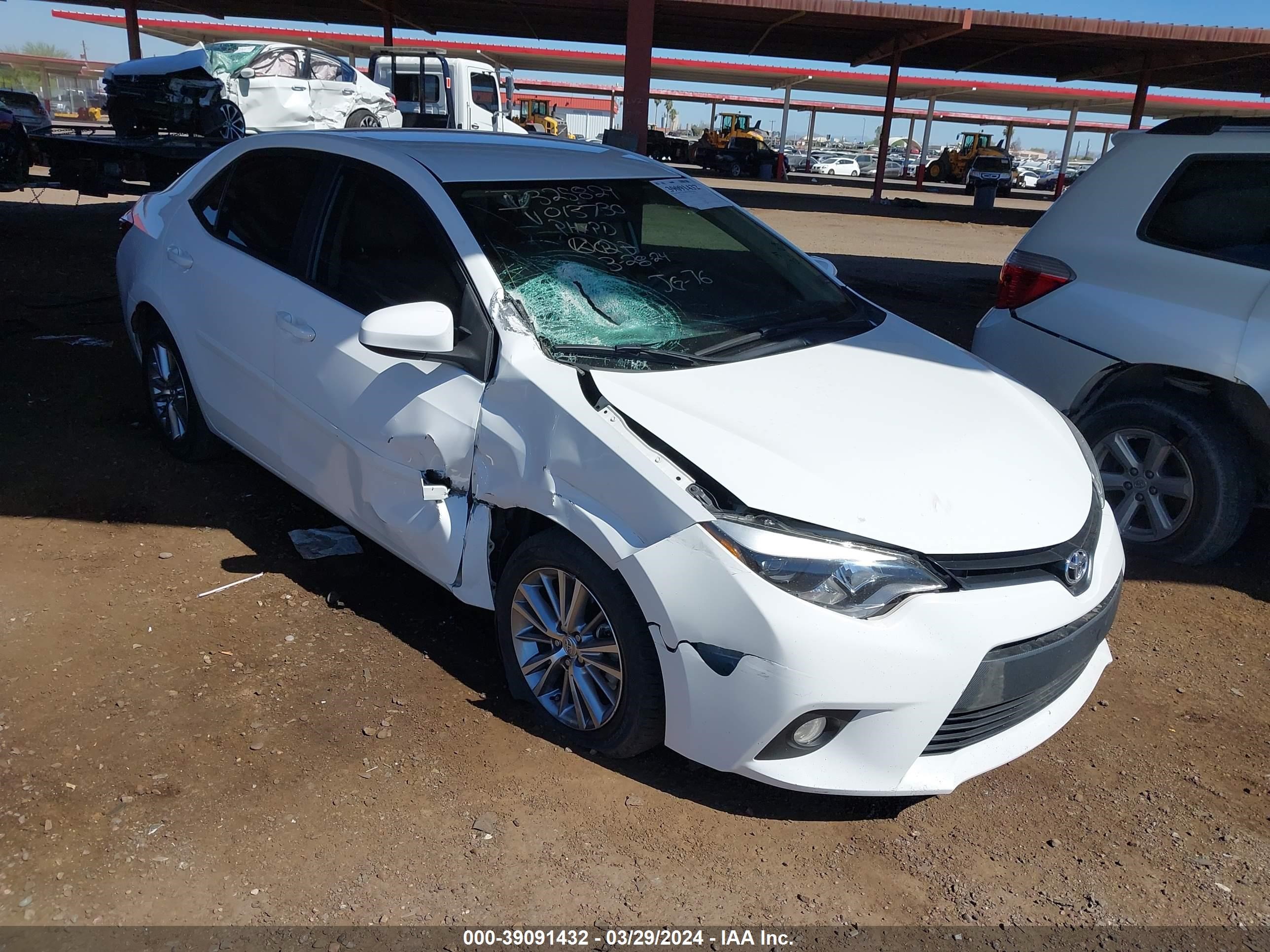 TOYOTA COROLLA 2014 2t1burhe3ec013730