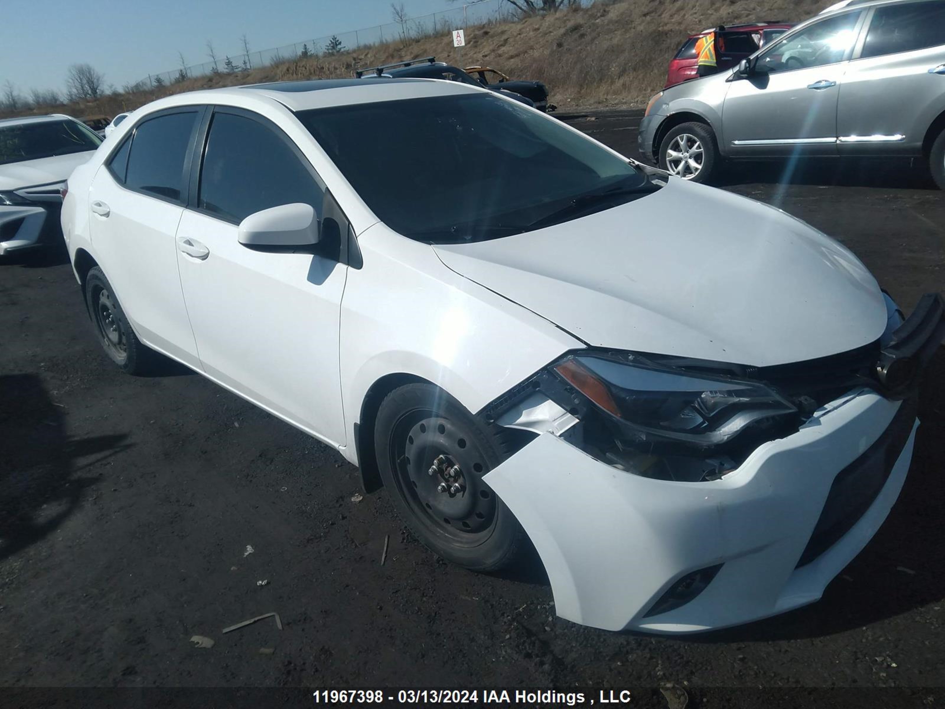 TOYOTA COROLLA 2015 2t1burhe3fc293635