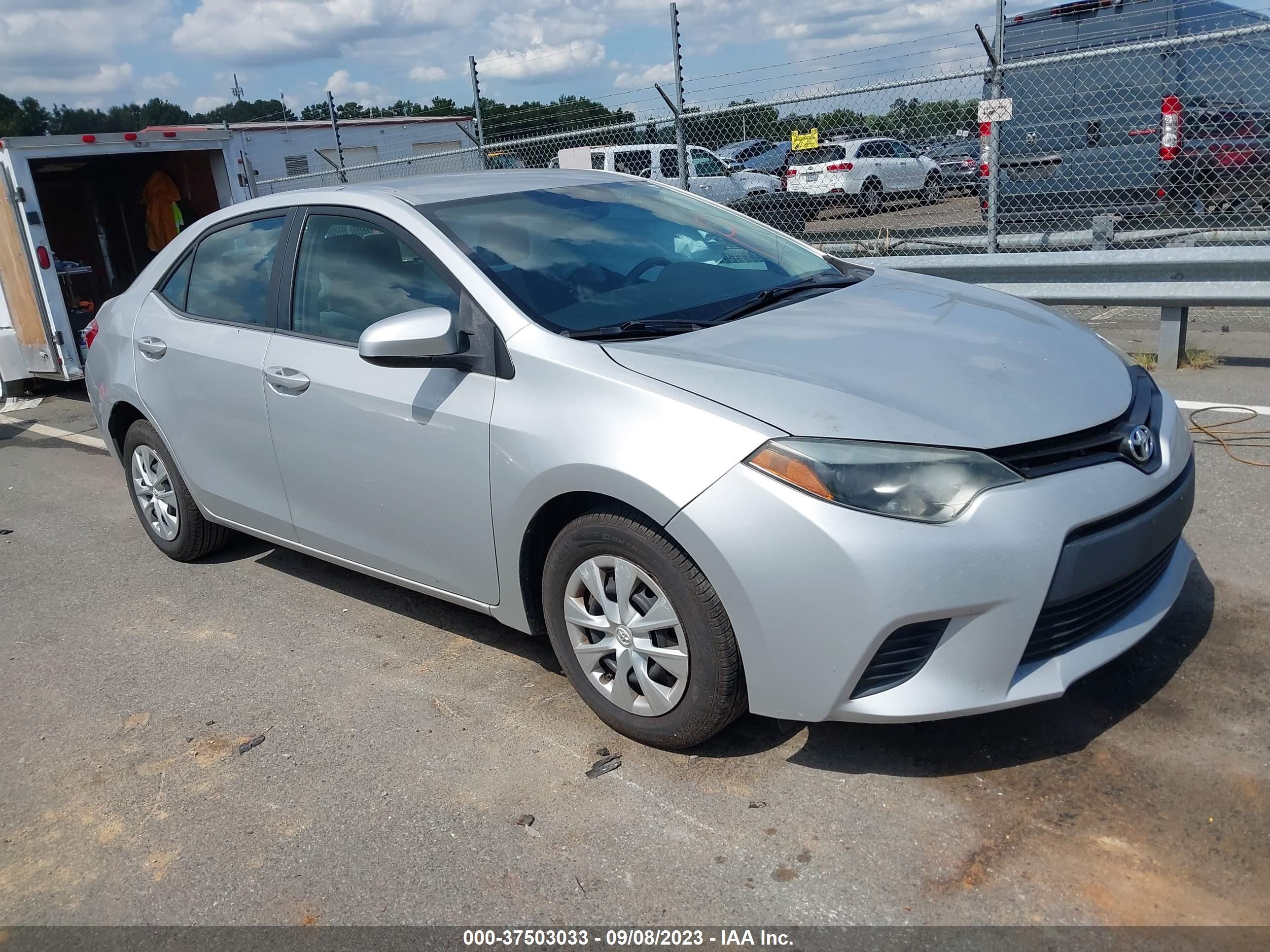 TOYOTA COROLLA 2015 2t1burhe3fc301409