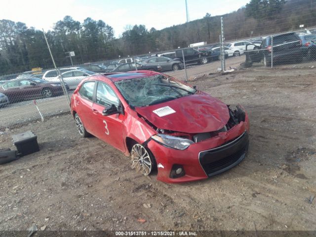 TOYOTA COROLLA 2016 2t1burhe3gc531680