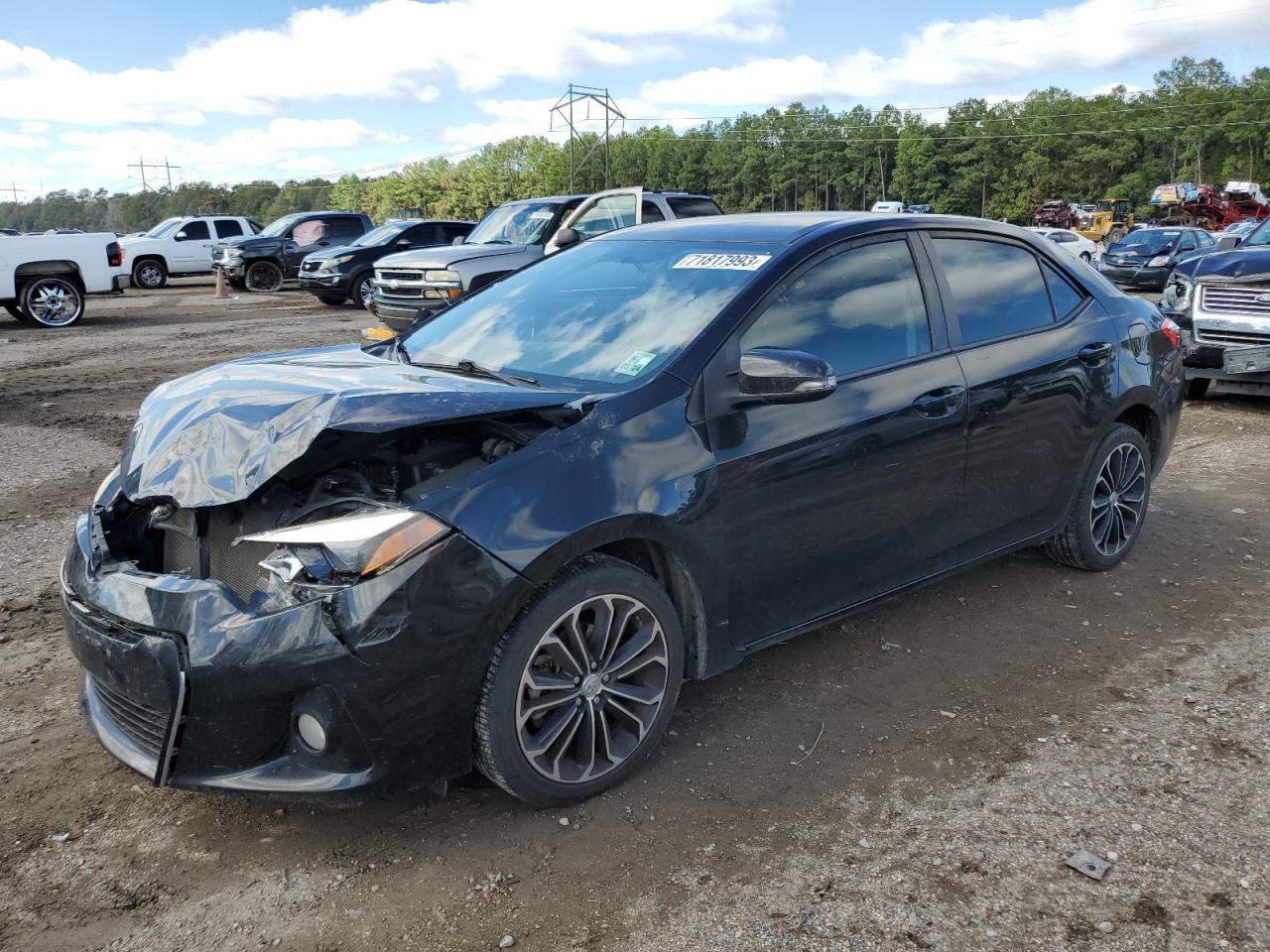 TOYOTA COROLLA 2014 2t1burhe4ec104599