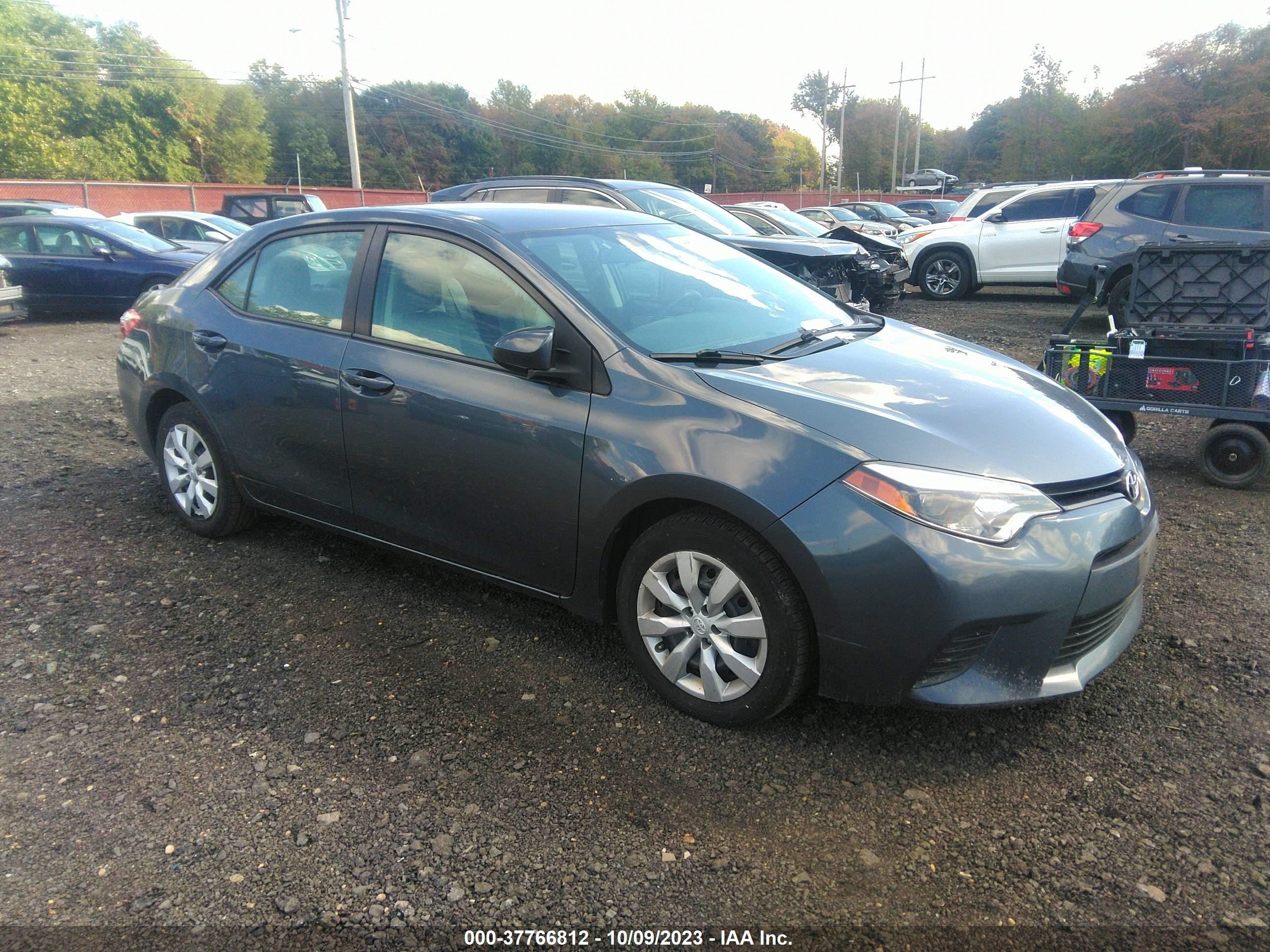 TOYOTA COROLLA 2014 2t1burhe4ec187399