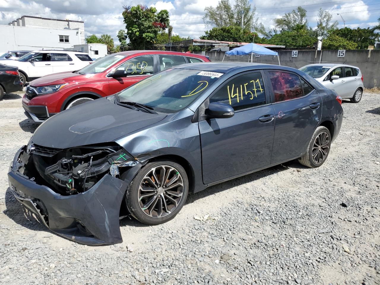 TOYOTA COROLLA 2015 2t1burhe4fc354555