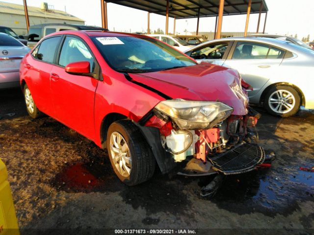 TOYOTA COROLLA 2015 2t1burhe4fc378645