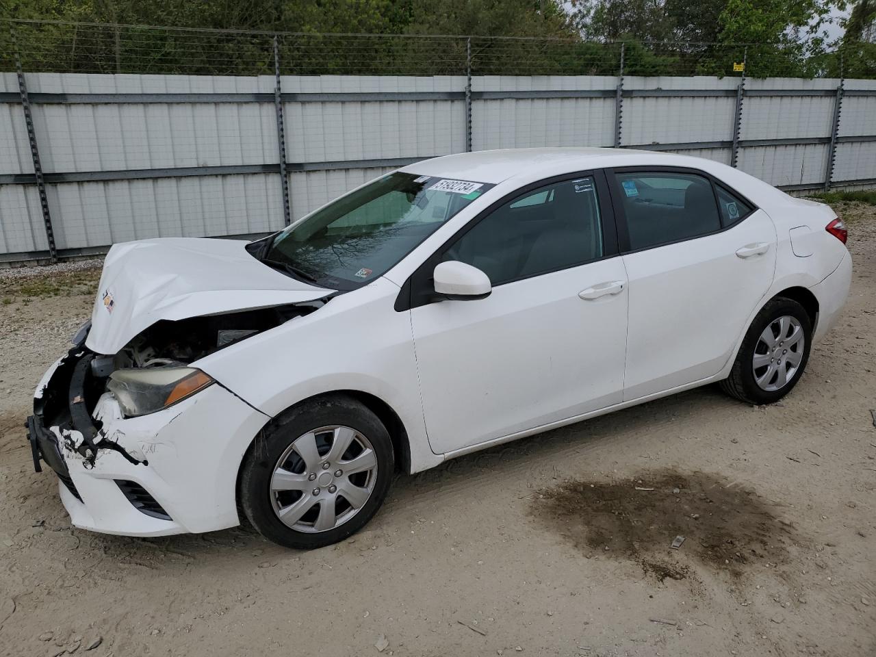 TOYOTA COROLLA 2015 2t1burhe4fc386048