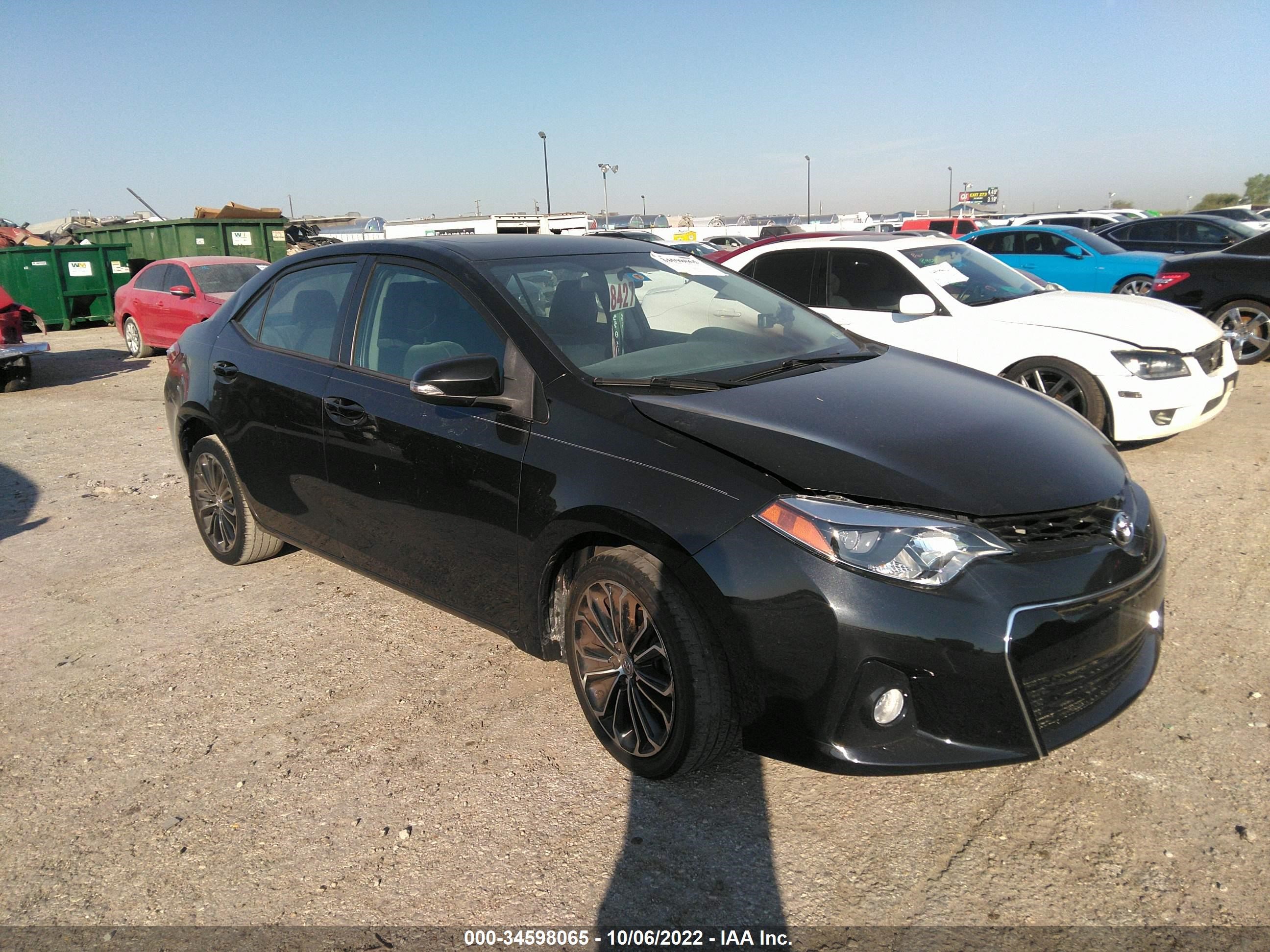 TOYOTA COROLLA 2015 2t1burhe4fc471875