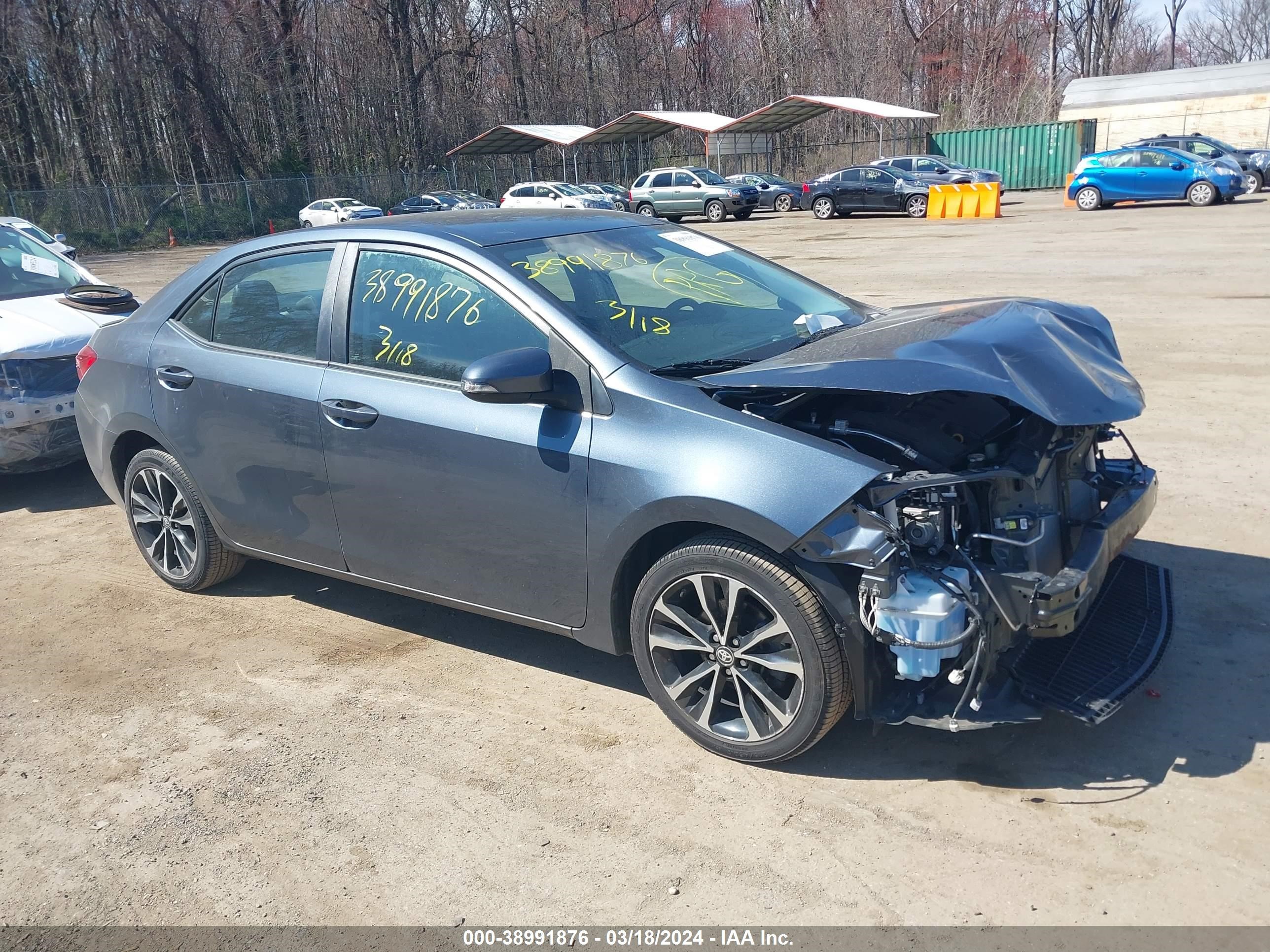 TOYOTA COROLLA 2018 2t1burhe4jc114821