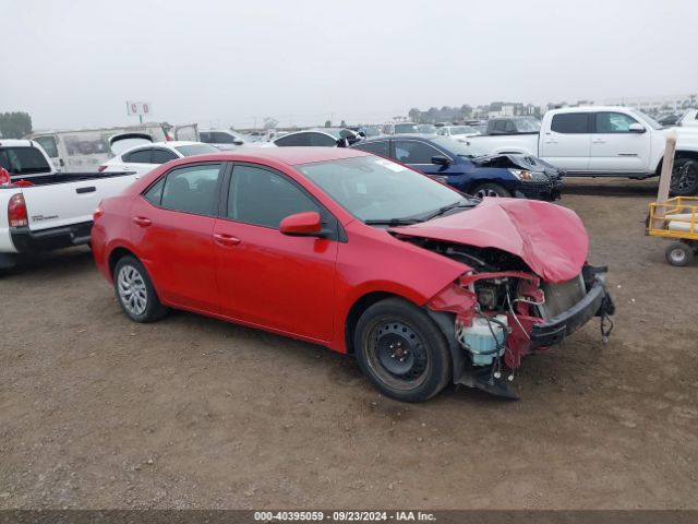 TOYOTA COROLLA 2018 2t1burhe4jc973116