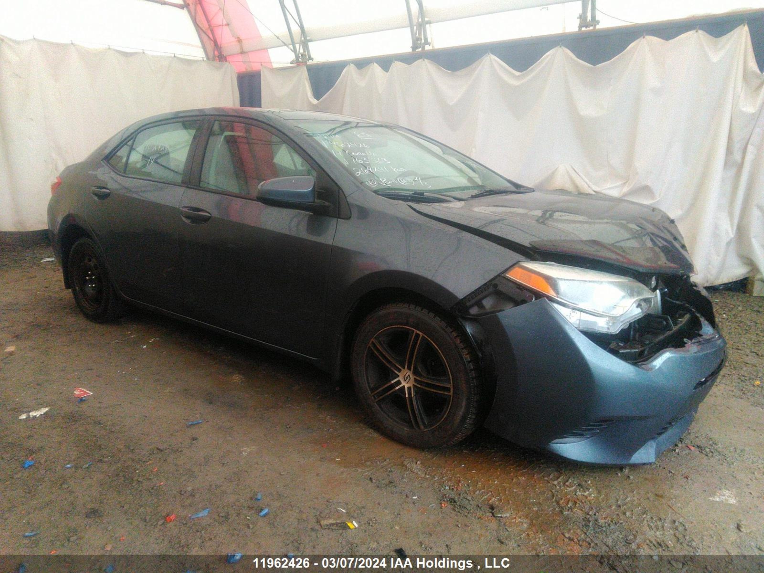 TOYOTA COROLLA 2014 2t1burhe5ec163323