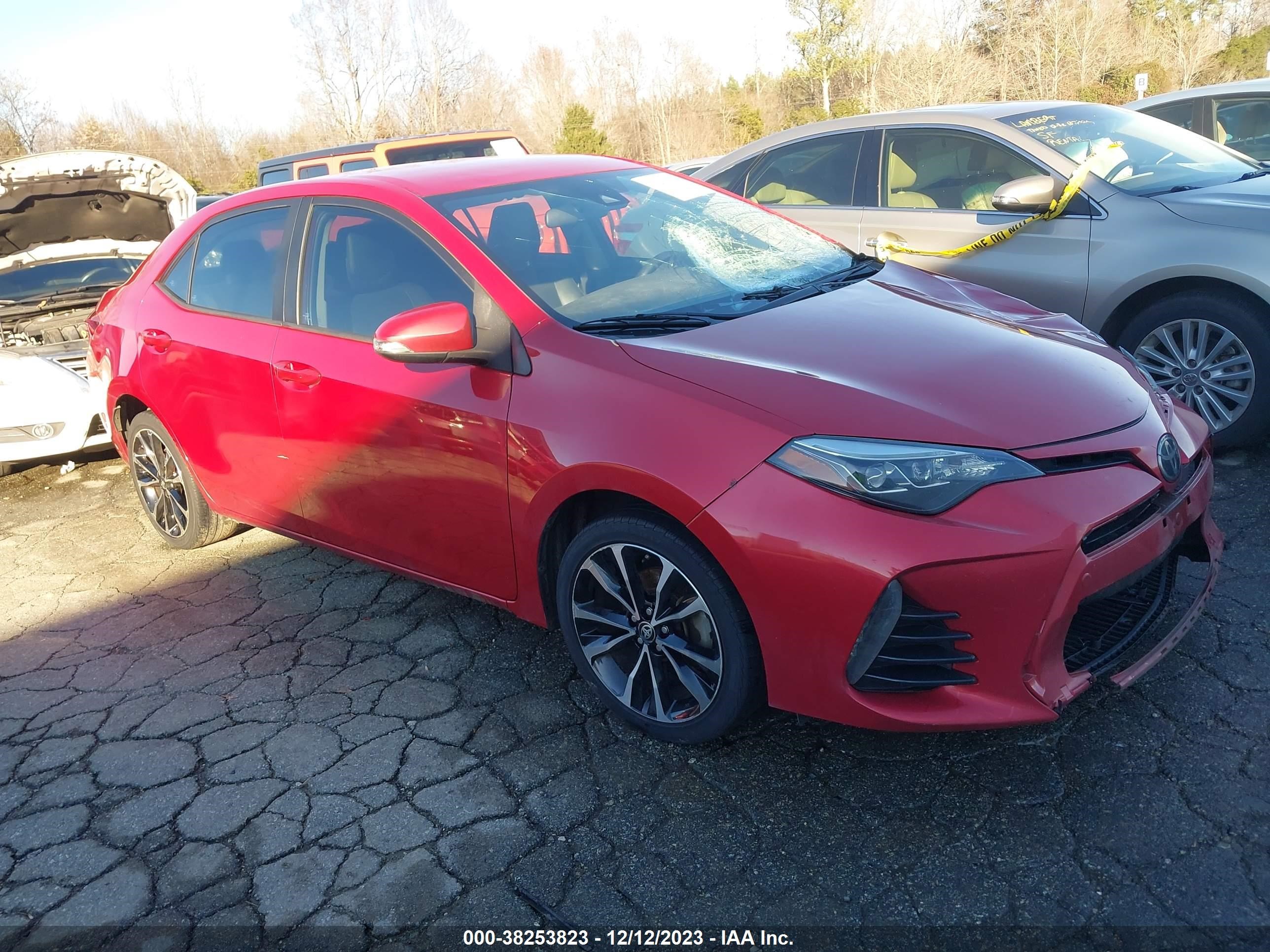 TOYOTA COROLLA 2018 2t1burhe5jc019605