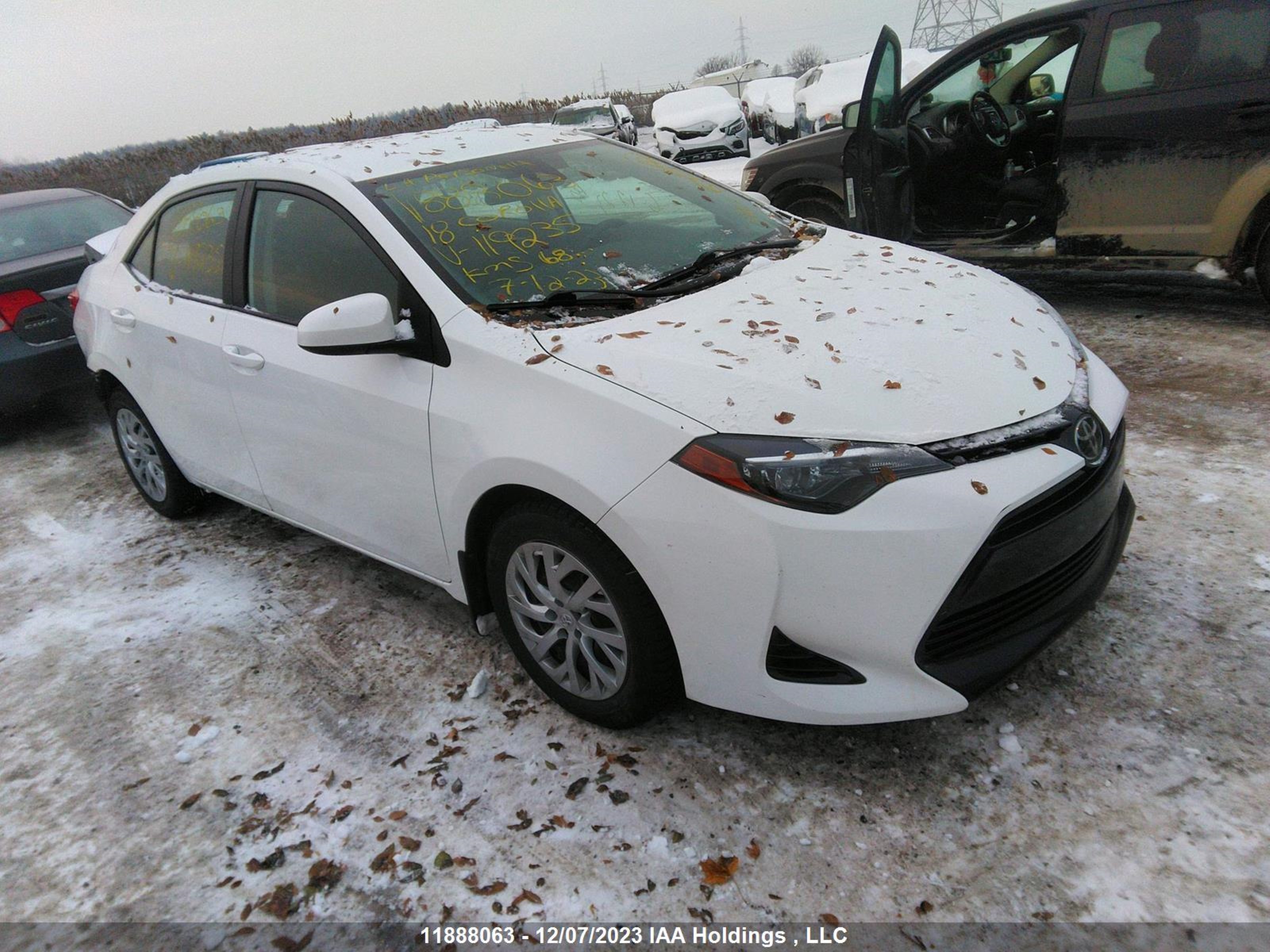 TOYOTA COROLLA 2018 2t1burhe5jc119235