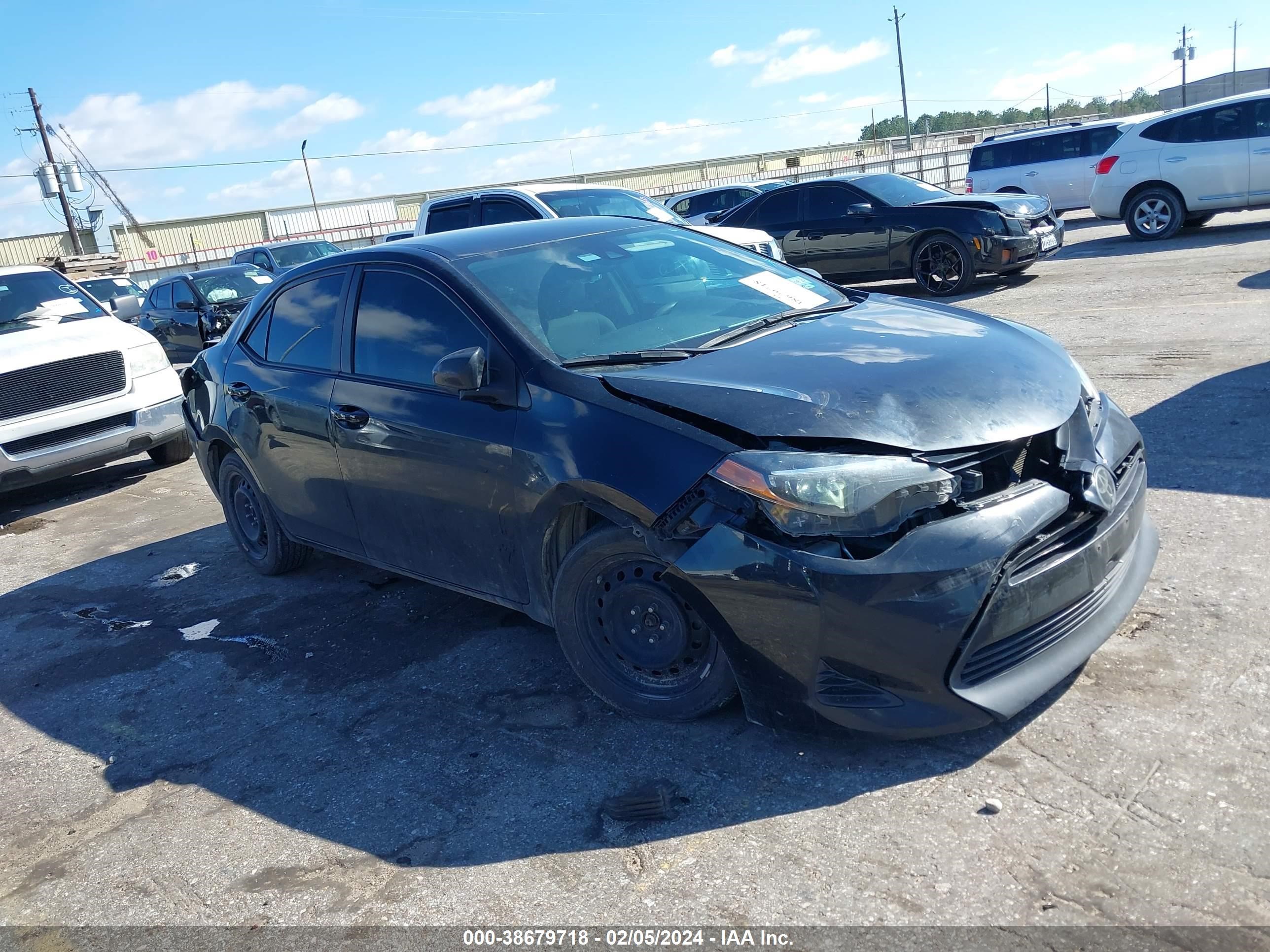 TOYOTA COROLLA 2019 2t1burhe5kc229252