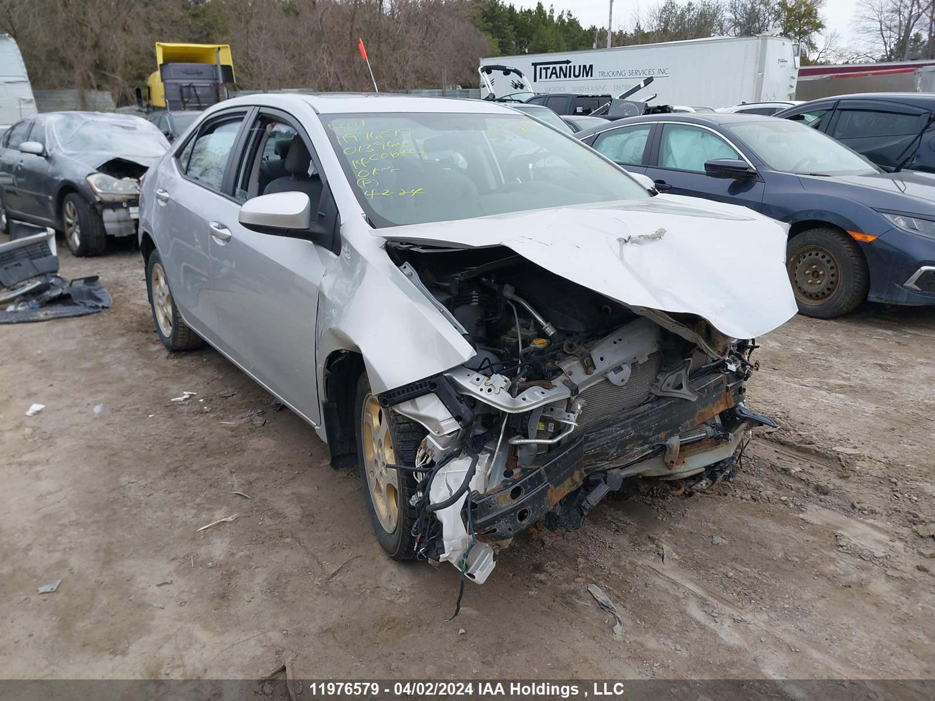 TOYOTA COROLLA 2014 2t1burhe6ec013964