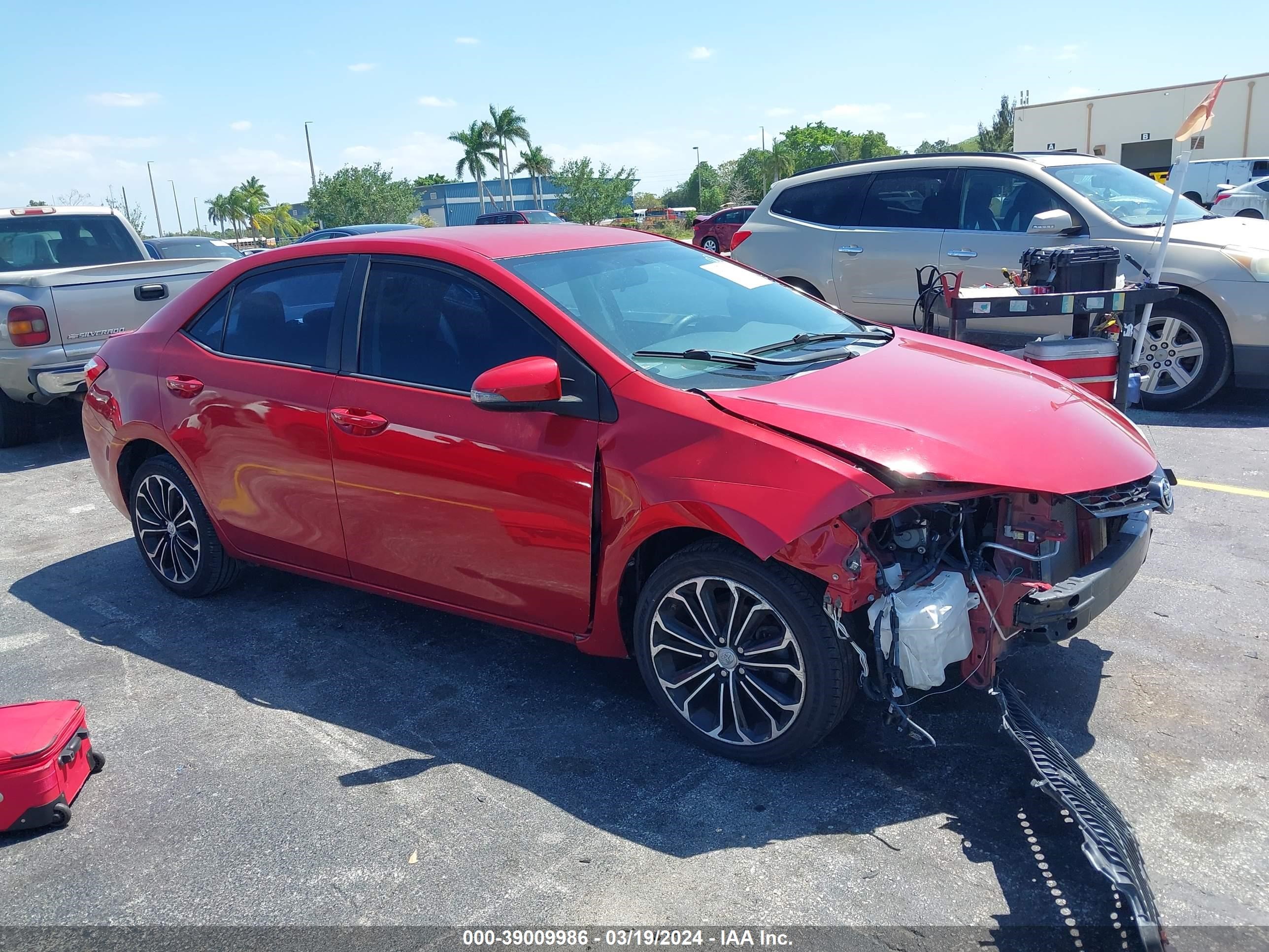 TOYOTA COROLLA 2014 2t1burhe6ec020980