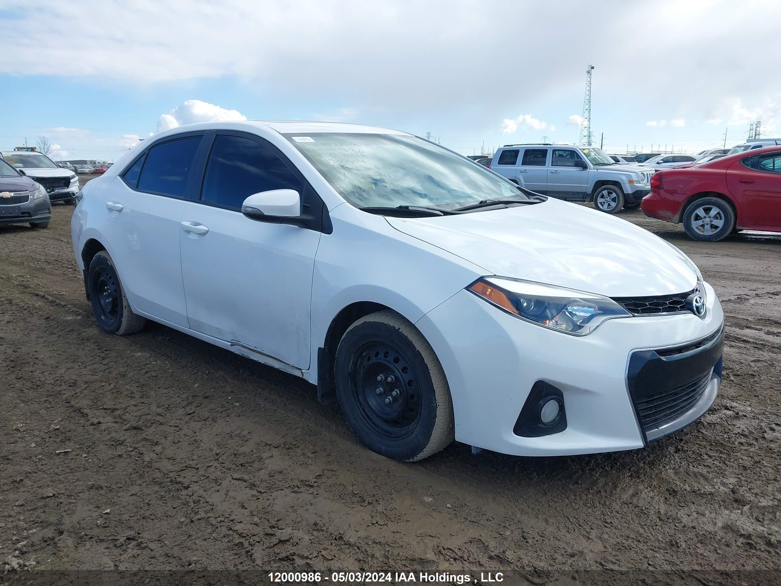 TOYOTA COROLLA 2014 2t1burhe6ec120304