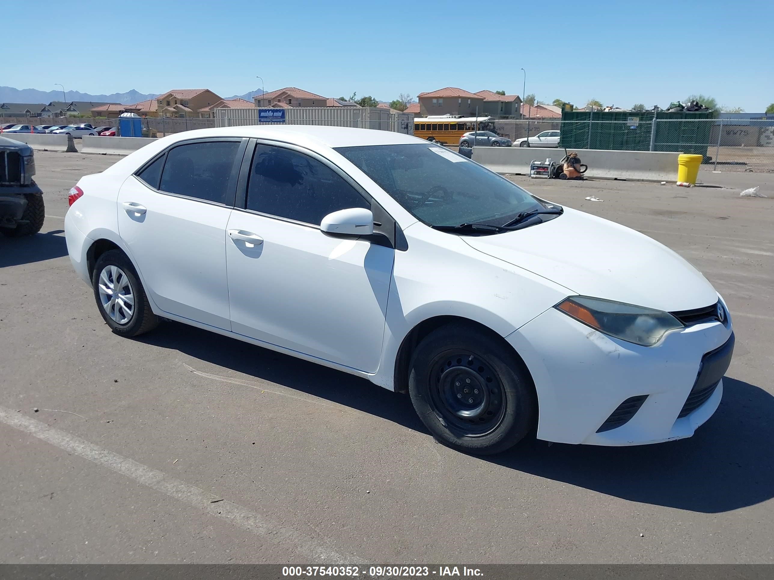 TOYOTA COROLLA 2014 2t1burhe6ec121825