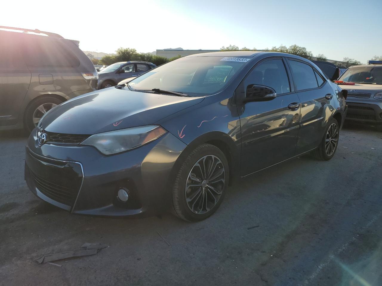 TOYOTA COROLLA 2014 2t1burhe6ec165386