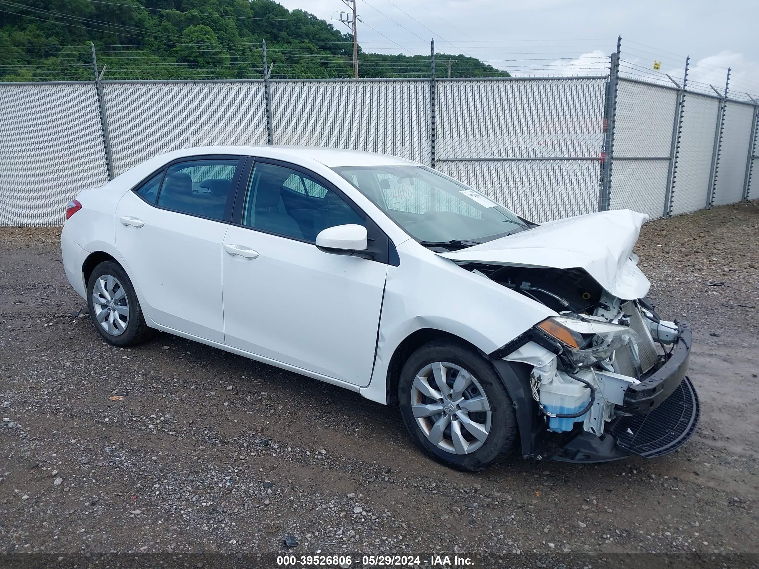 TOYOTA COROLLA 2015 2t1burhe6fc271855