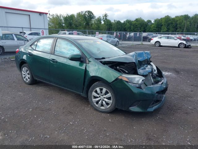 TOYOTA COROLLA 2015 2t1burhe6fc297145