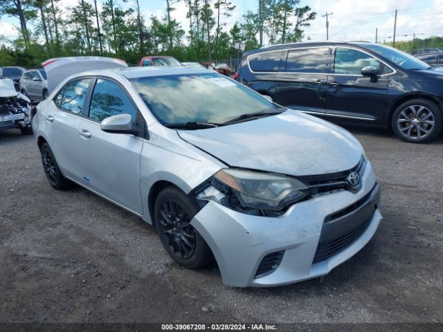 TOYOTA COROLLA 2015 2t1burhe6fc336302