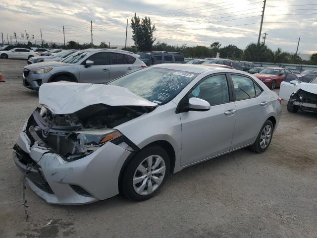 TOYOTA COROLLA 2015 2t1burhe6fc354525