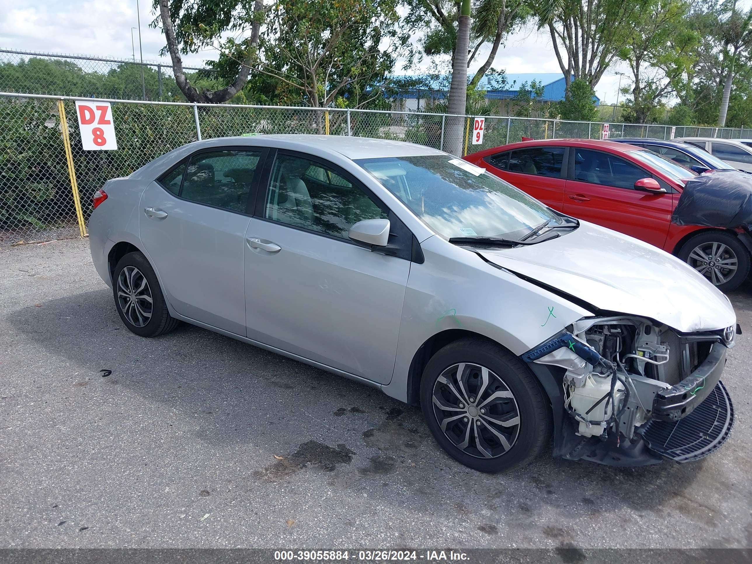 TOYOTA COROLLA 2015 2t1burhe6fc358865