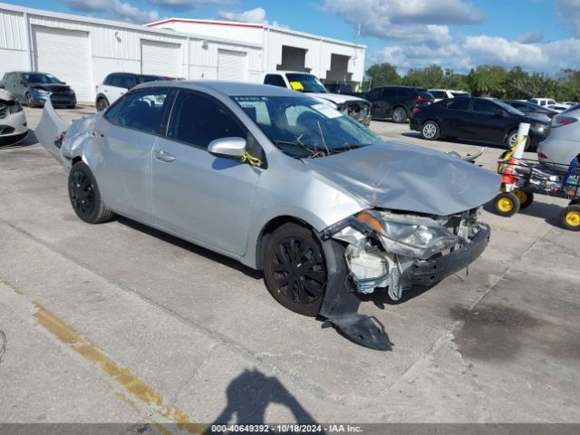 TOYOTA COROLLA 2015 2t1burhe6fc375777