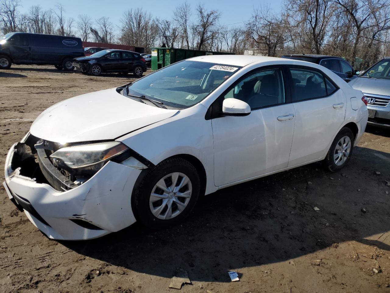 TOYOTA COROLLA 2015 2t1burhe6fc398282