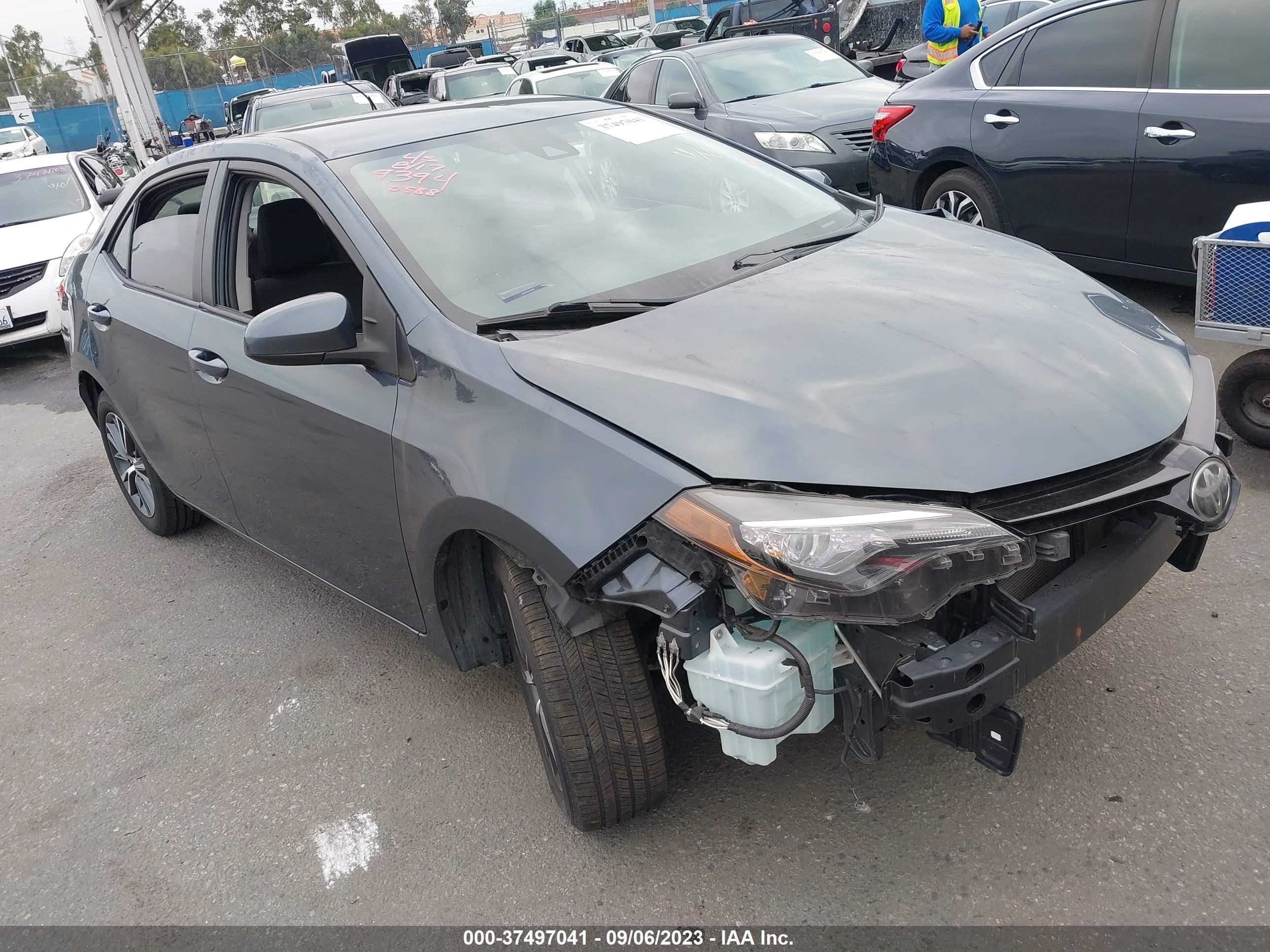 TOYOTA COROLLA 2017 2t1burhe6hc810588