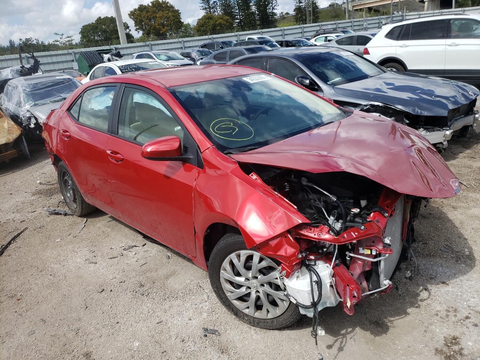 TOYOTA COROLLA L 2017 2t1burhe6hc910674