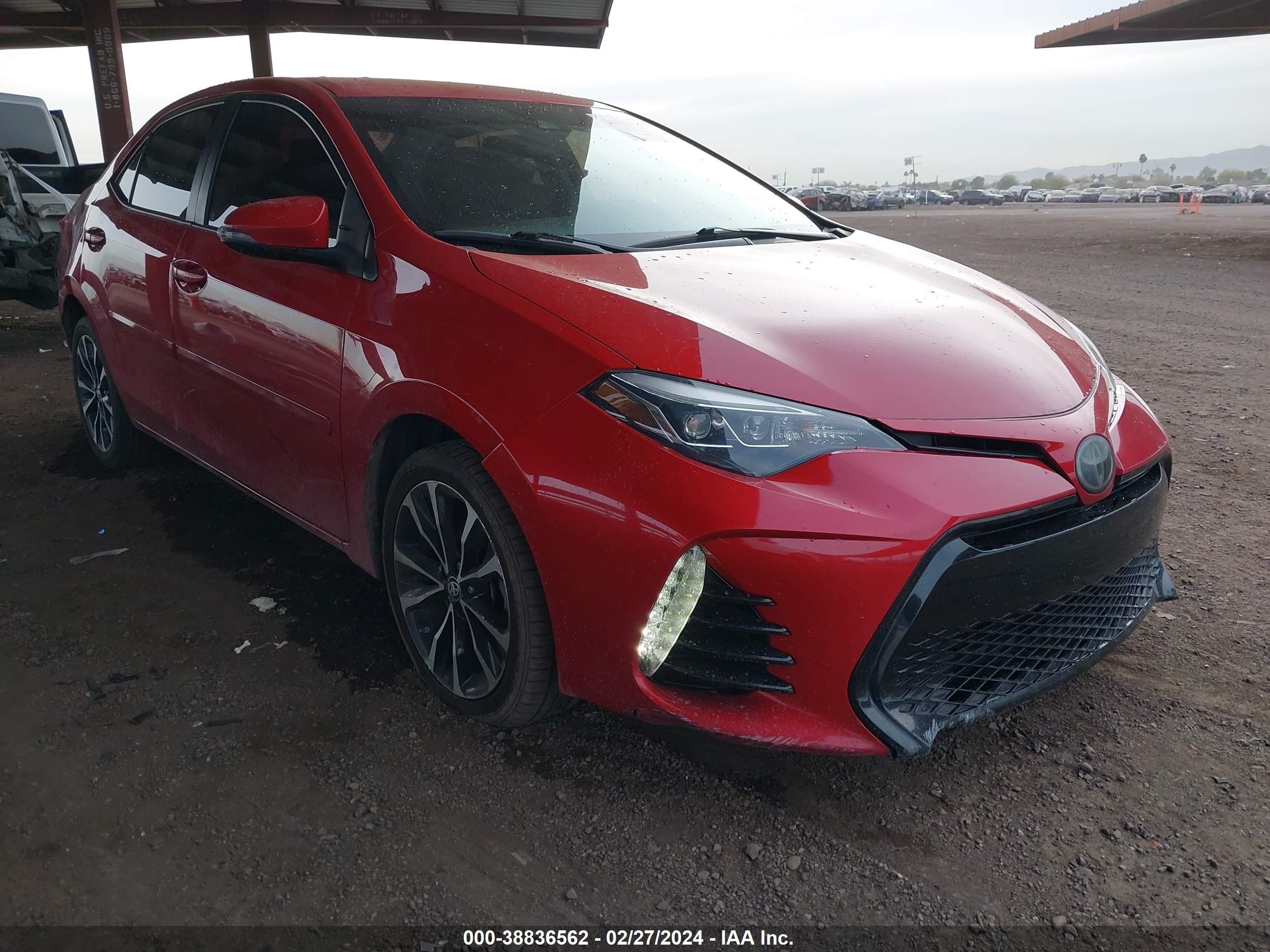 TOYOTA COROLLA 2018 2t1burhe6jc986188