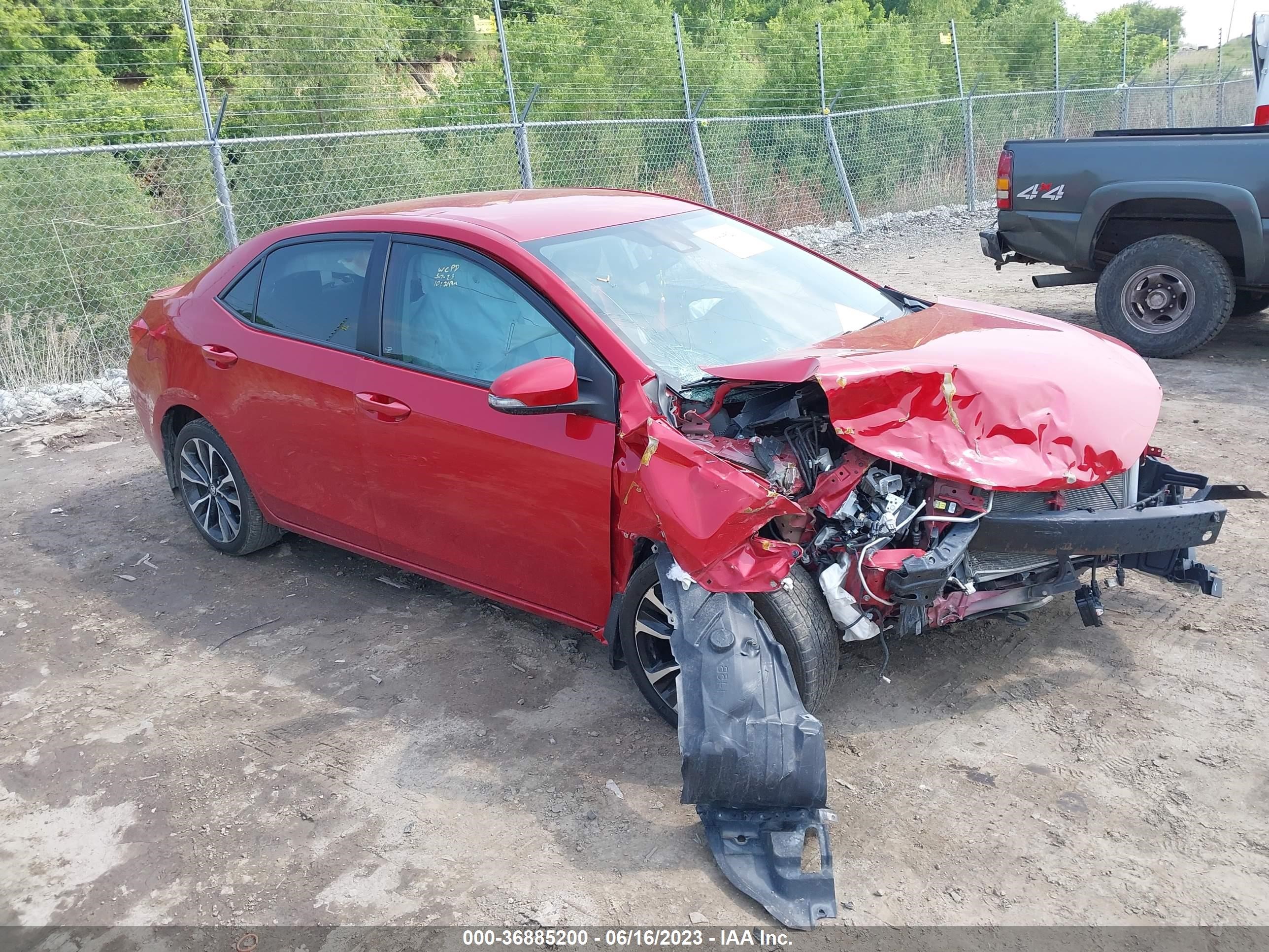 TOYOTA COROLLA 2018 2t1burhe6jc986630