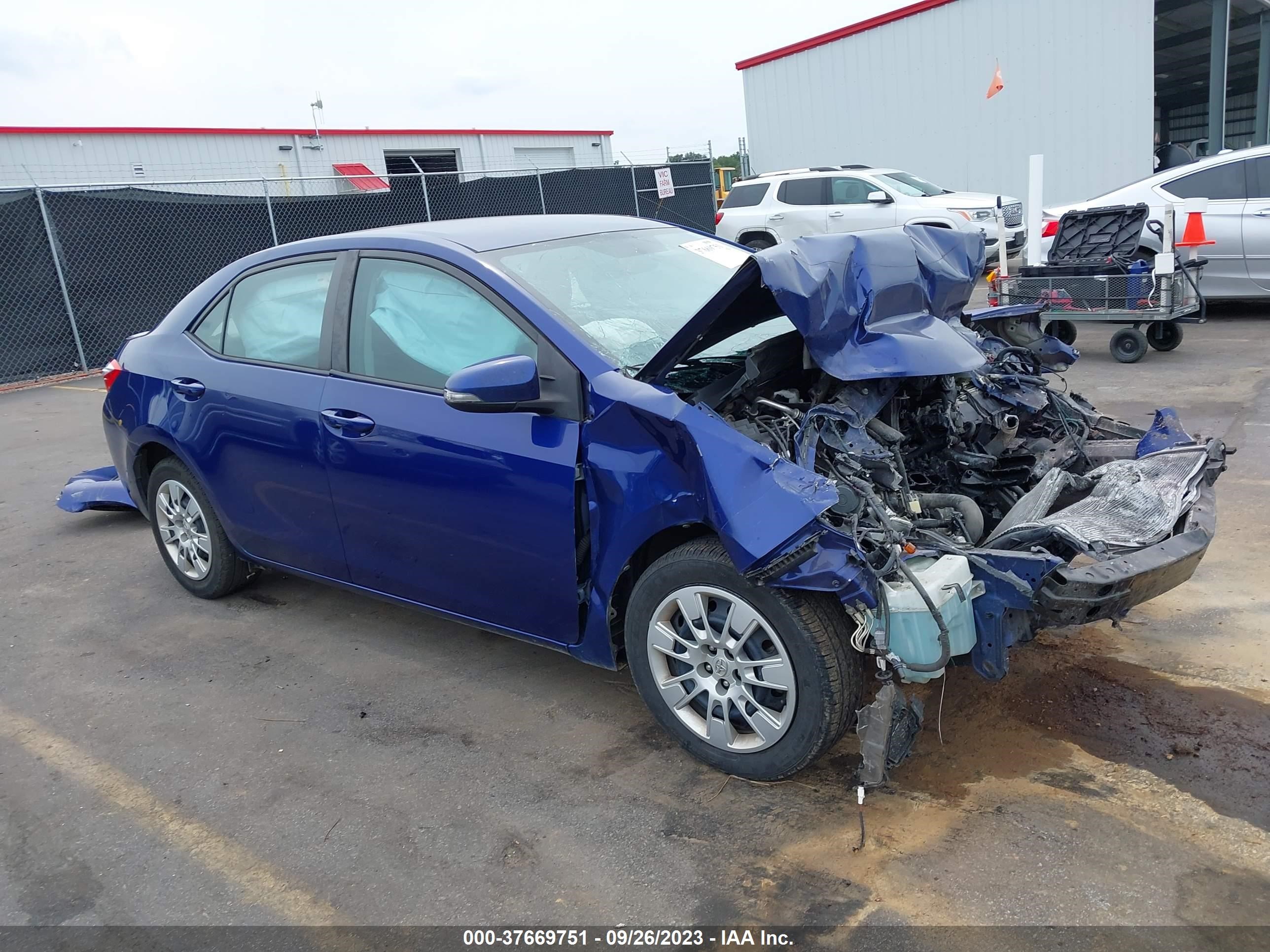 TOYOTA COROLLA 2014 2t1burhe7ec035147