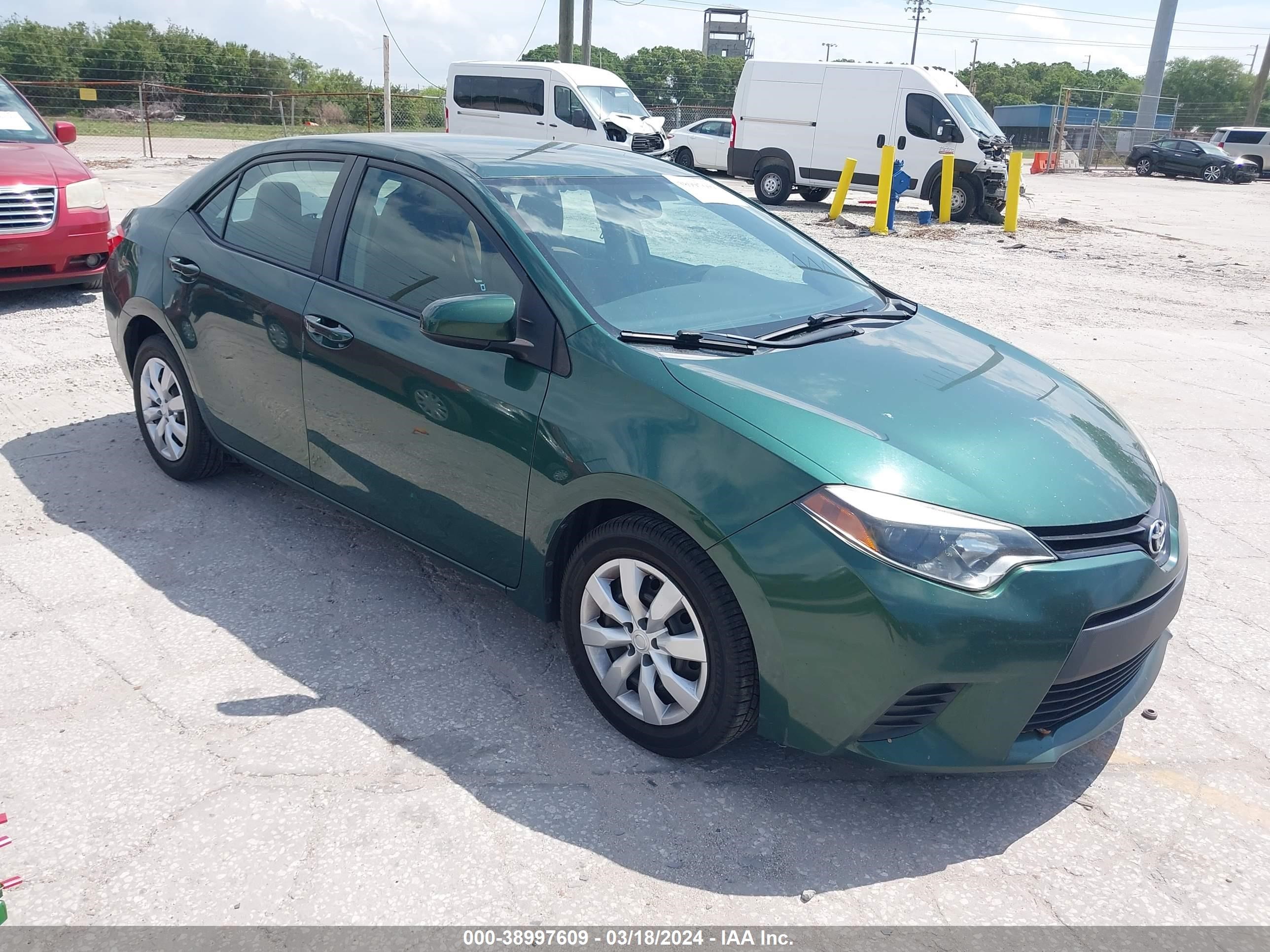 TOYOTA COROLLA 2014 2t1burhe7ec151349