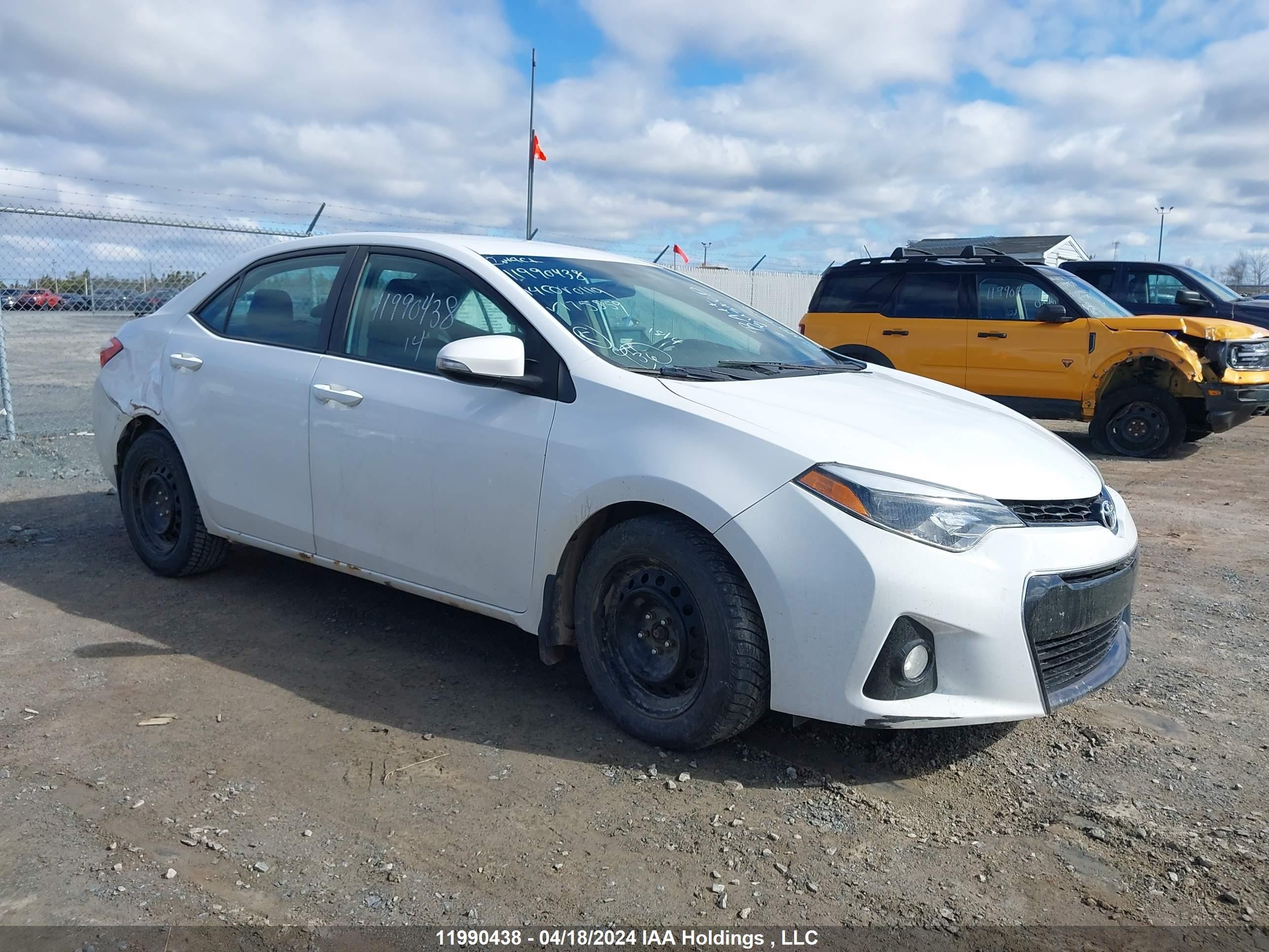 TOYOTA COROLLA 2014 2t1burhe7ec175859