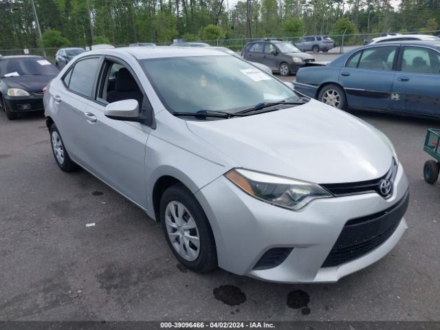 TOYOTA COROLLA 2015 2t1burhe7fc331142