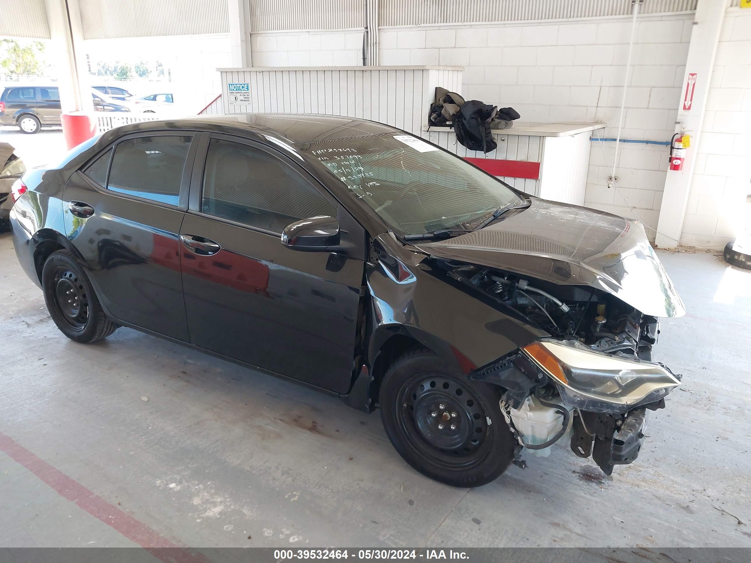 TOYOTA COROLLA 2015 2t1burhe7fc357093