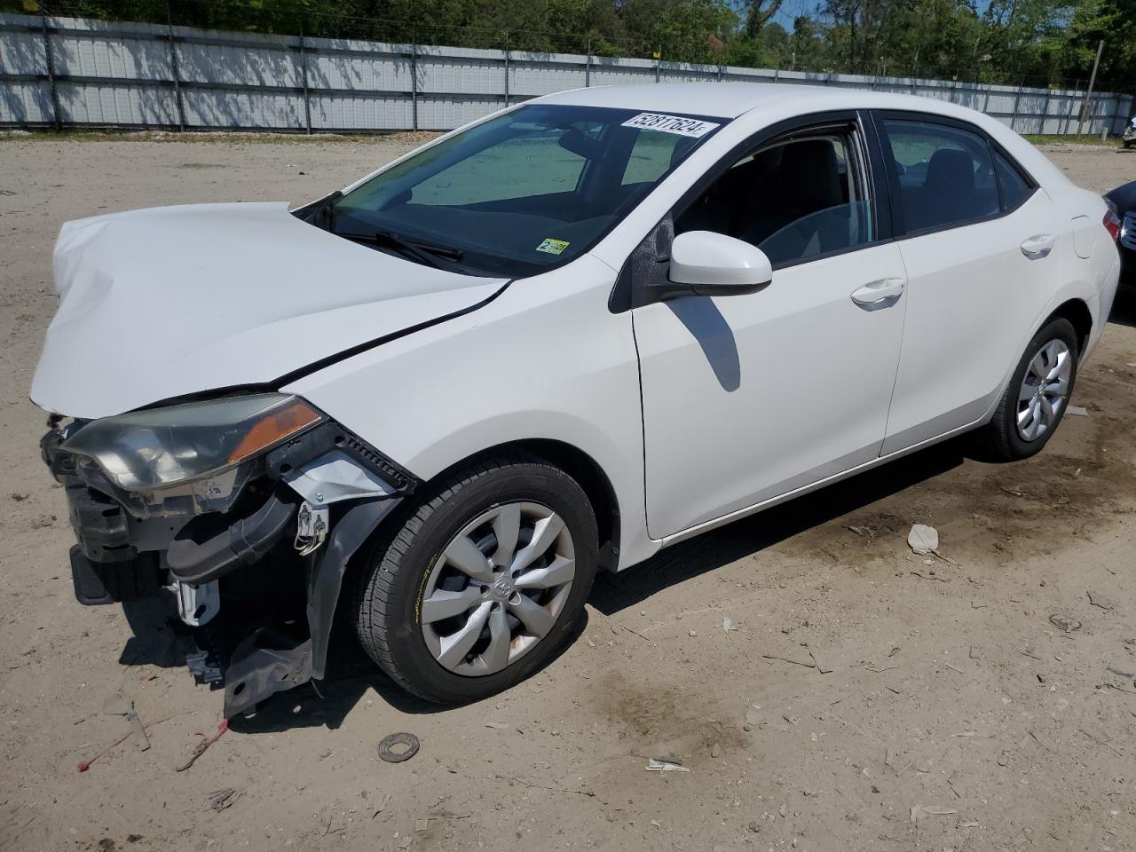 TOYOTA COROLLA 2015 2t1burhe7fc365713